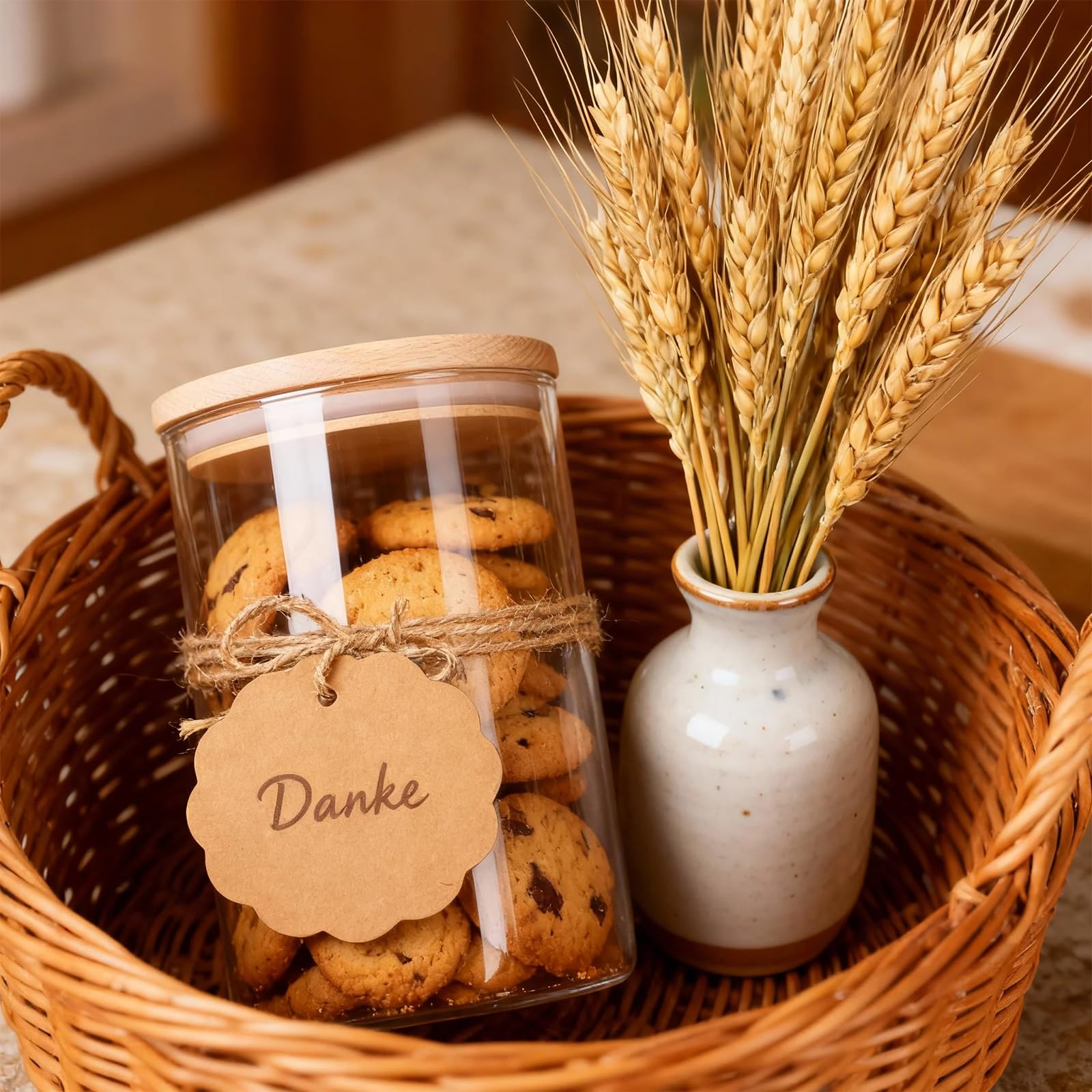 Abschiedsgeschenk Erzieherin, Vorratsglas mit Holzdeckel Biene Motiv, Geschenk Erzieherin, Bonbonglas Dankeschön Geschenk, Abschiedsgeschenk Lehrerin Tagesmutter Kita Schule