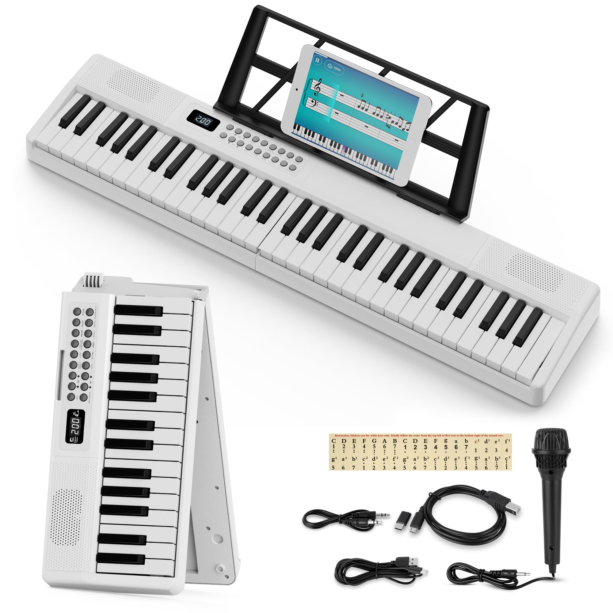 ペダル付き電子ピアノ 折りたたみ 電子キーボード61鍵盤 キーボードMIDI Amazon.co.jp: 電子ピアノ 折りたたみ 電子キーボード 61鍵盤