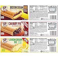 Vista 4 de JJ's Bakery Glazed Pie Ultimate Cream & Fruit - Paquete variado Paquete variado de 4 onzas en caja individual Paquete de 24