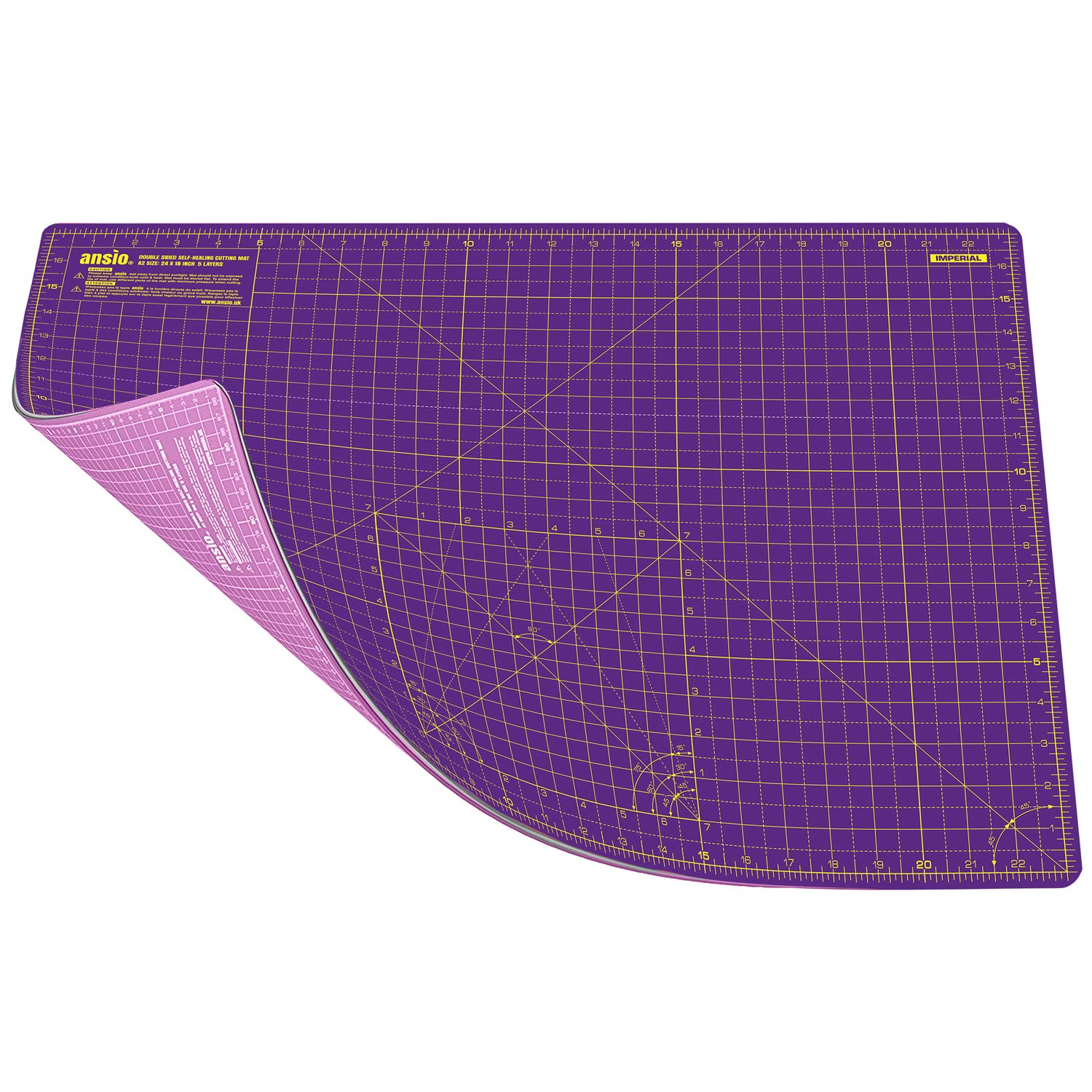 Buy A2 Double Sided Cutting Mat Royal Purple / Carnation Pink Online at desertcartBahamas Buy A2 Double Sided Cutting Mat Royal Purple / Carnation Pink Online at desertcartBahamas