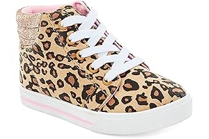Trendy Size 6 Toddler Girls' Cora High-Top Sneakers
