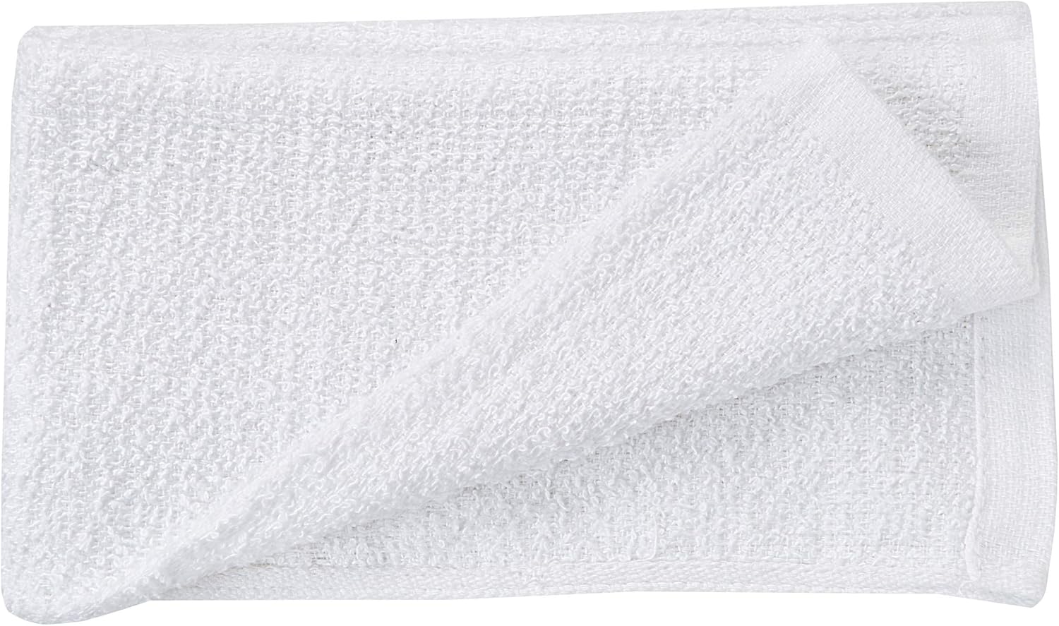 Linteum Textile Supply Kitchen Bar Mop Terry Towels Set White Reusable Cleaning Cloth 16x19 Inch Dishcloths for Washing Dishes Absorbent Dish Rags 100% Cotton Quick Dry Bar Towel Shop Rags [60 Pack]