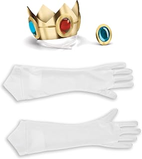 Disguise Super Mario Brothers Princess Peach Child Accessory Kit, Officially Licensed Nintendo Costume Dress Up
