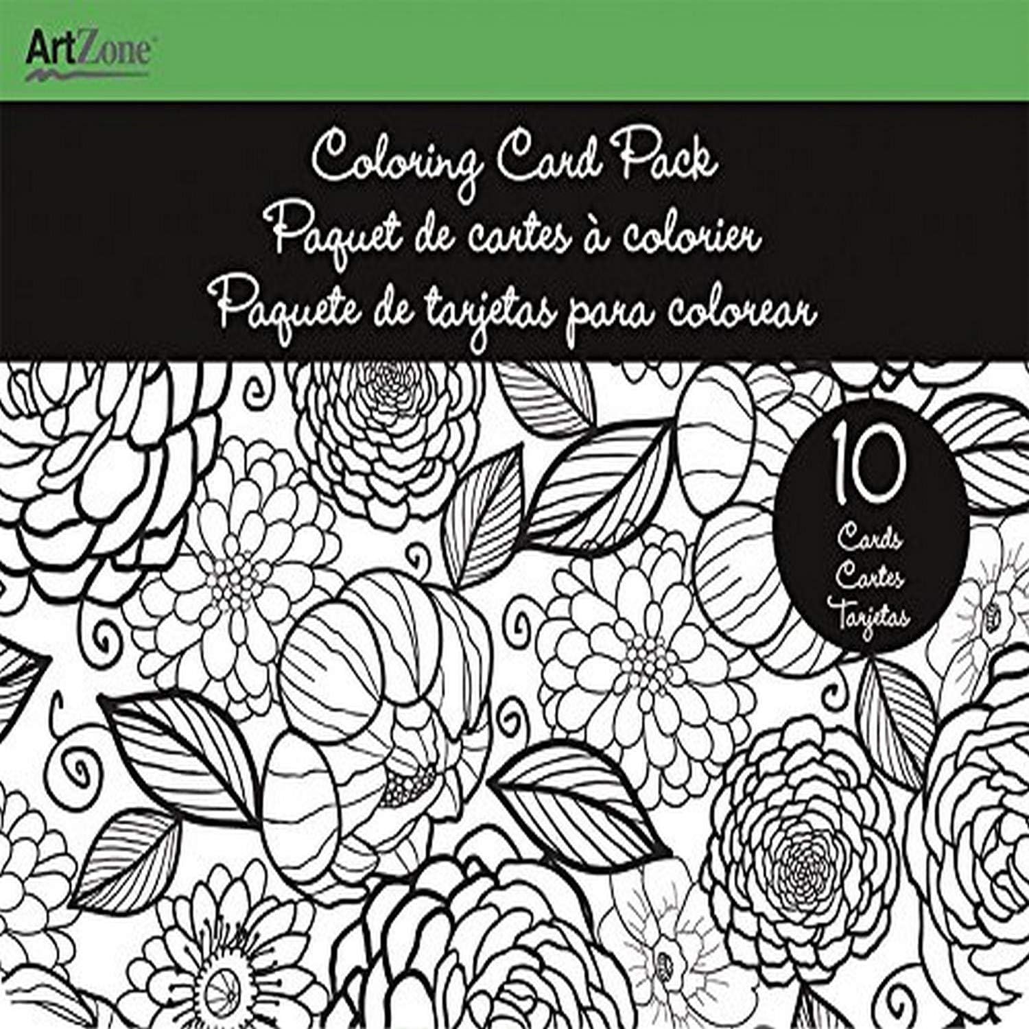 Trends International Garden Coloring Card Pack