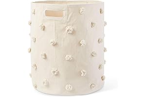 Cozy and Natural Pom Pom Hamper for Your Little One: pehr baby