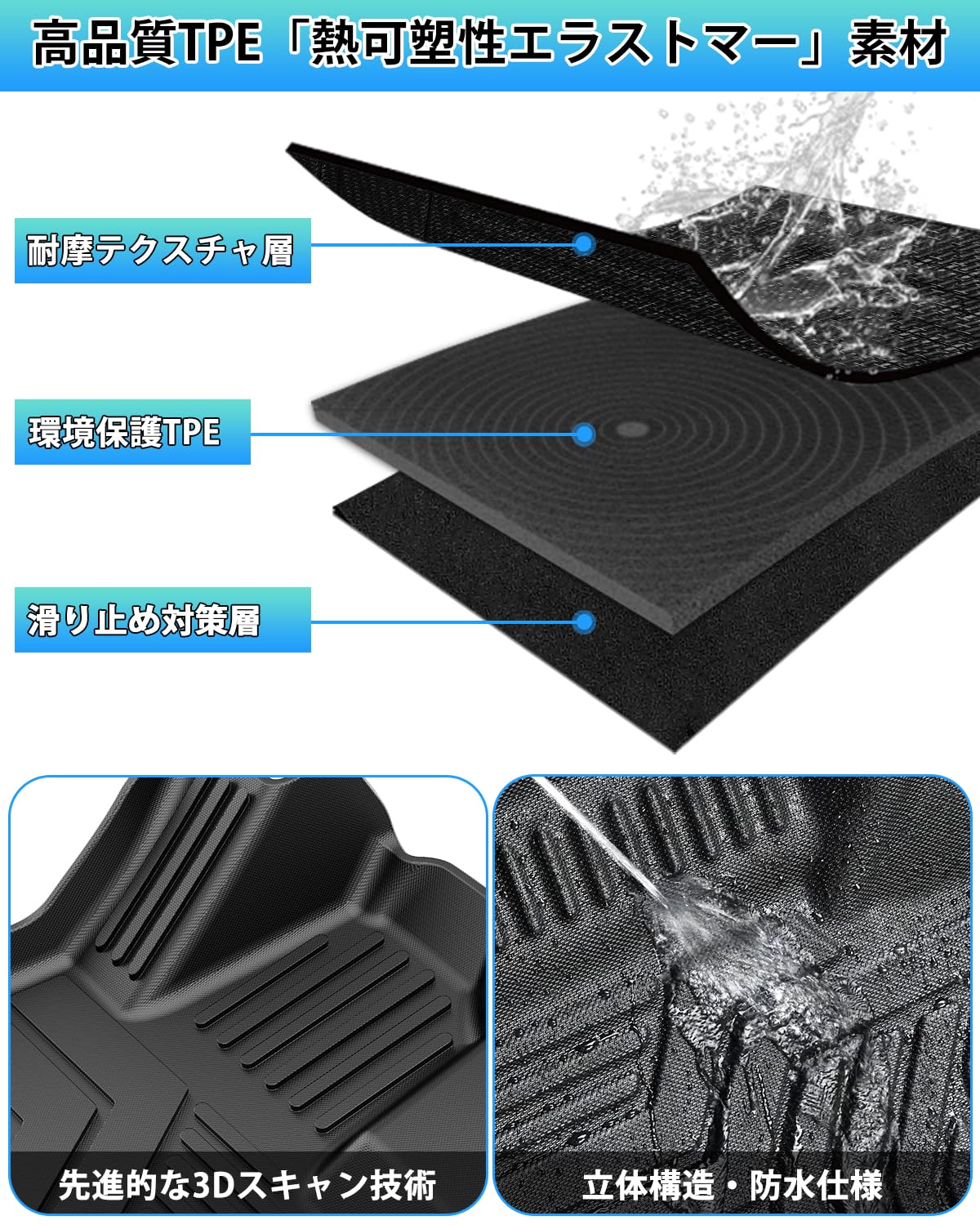 Amazon | Cartist ニッサン 新型セレナ C28 フロアマット ハイブリッド 