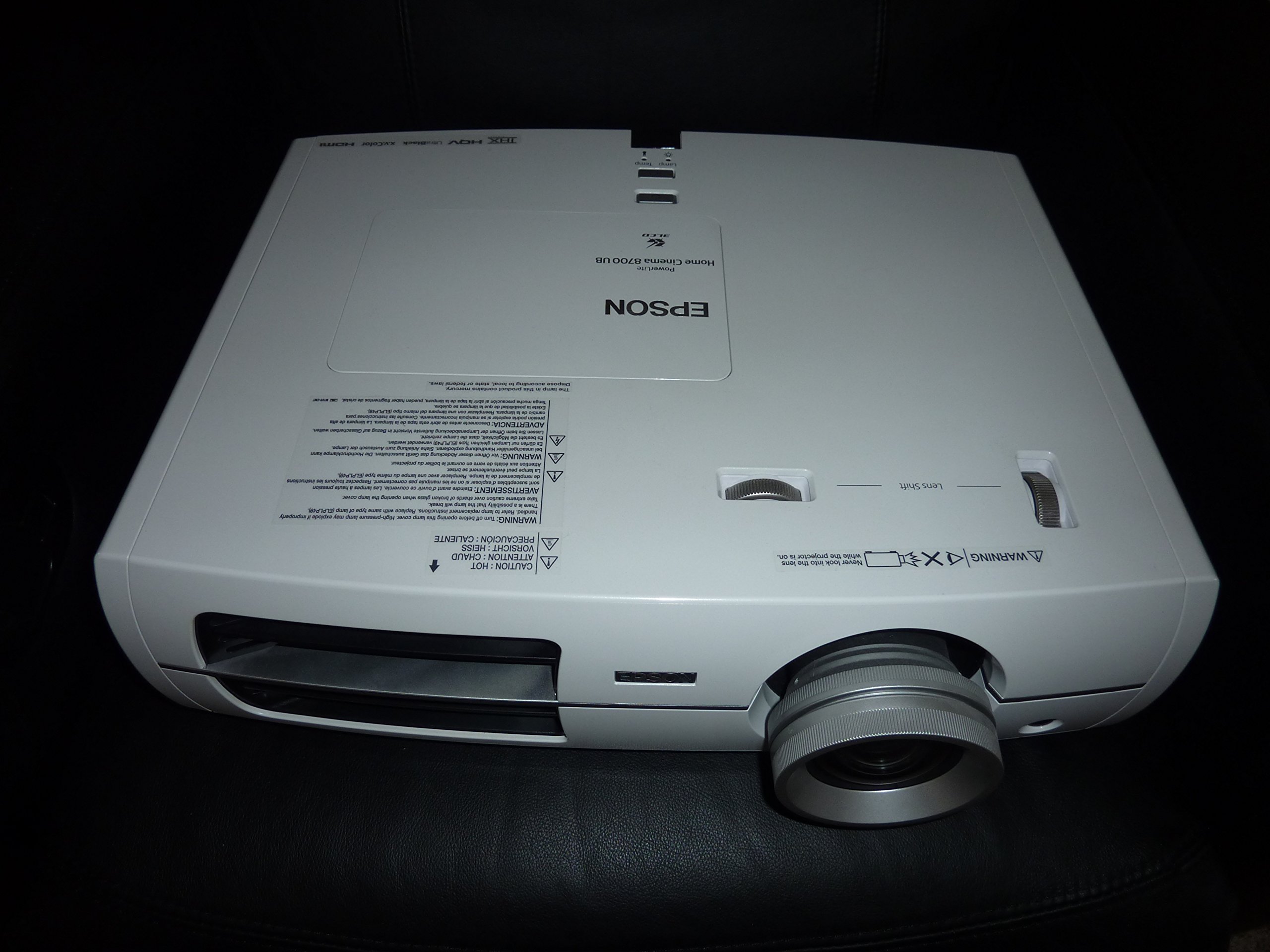Amazon.com: Epson Home Cinema 8700 Ub Projector : Electronics