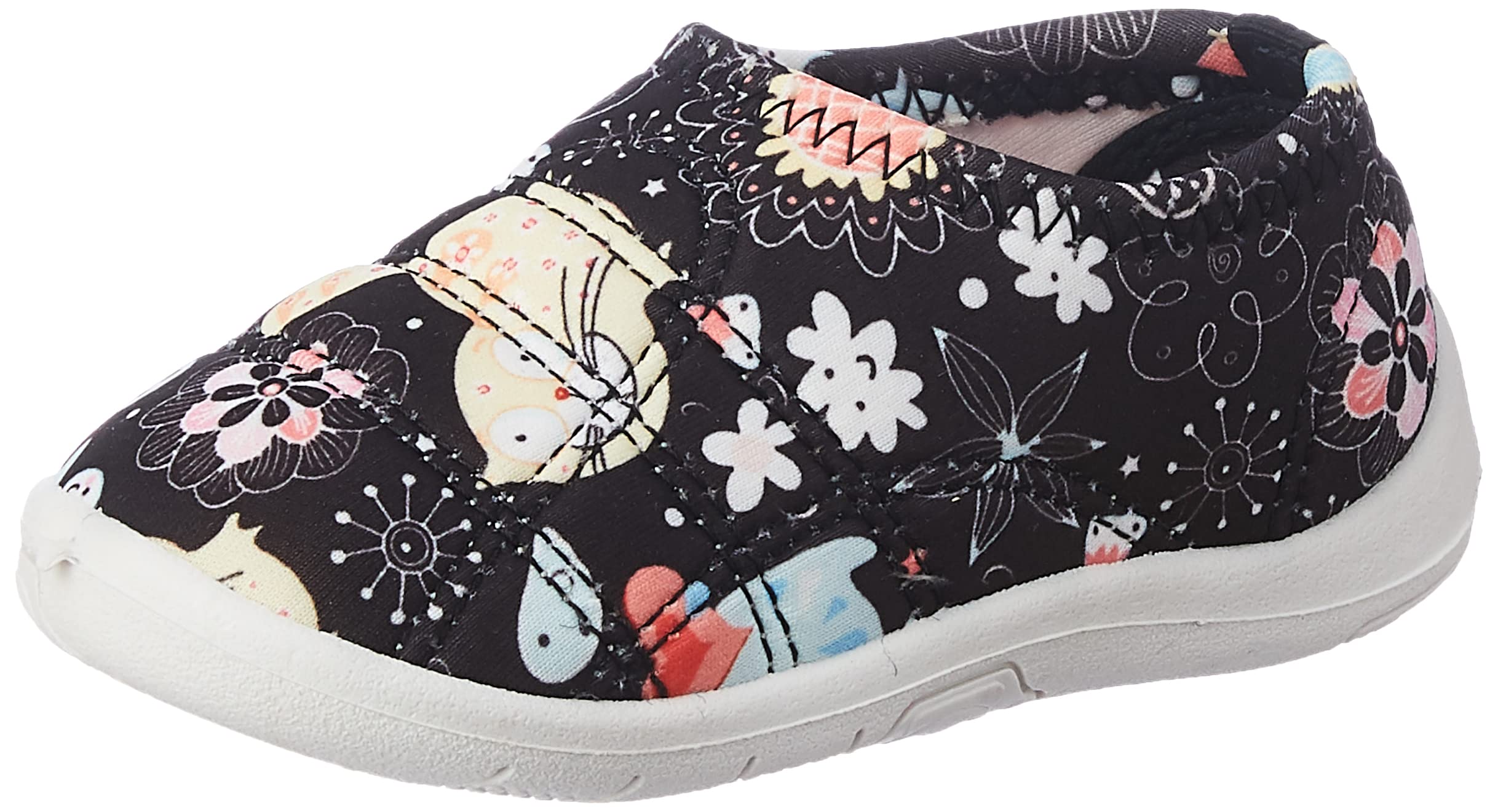 Bubblegummers Kids Printed Softy Sneakers, Black, 5, (1596722) (B0B31V7H8Y) Amazon Price History, Amazon Price Tracker