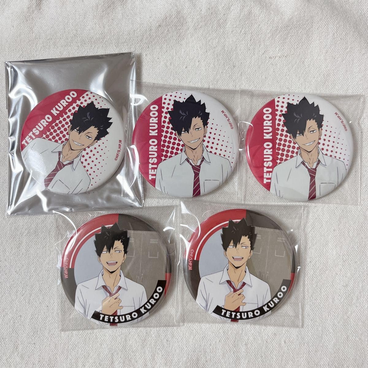 ハイキュー孤爪研磨缶バッジ休憩50点セット