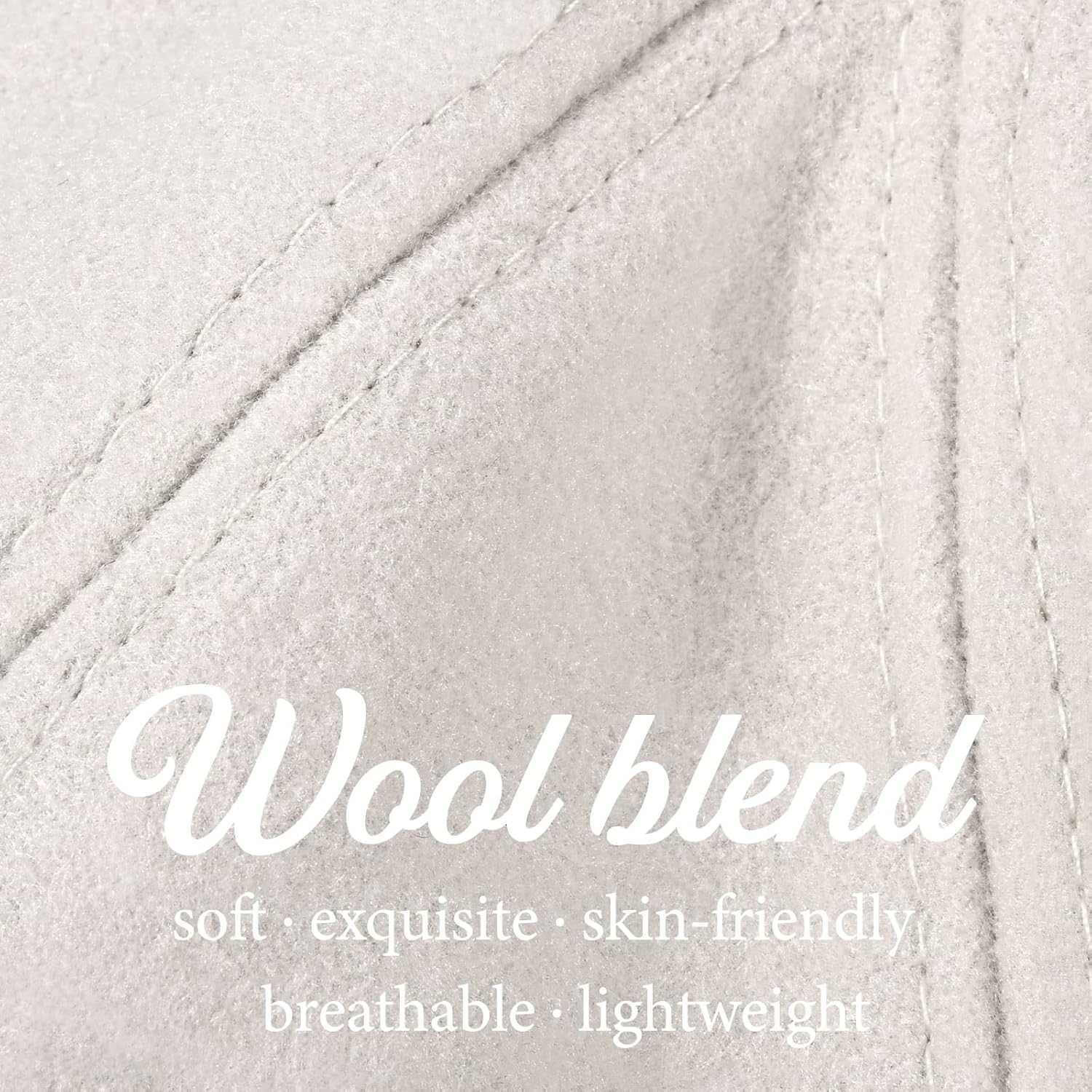 Women’s Newsboy Cap Wool Blend Retro Solid Color Girls Fashion Gatsby Cabbie Visor Beret Hat - Image 2