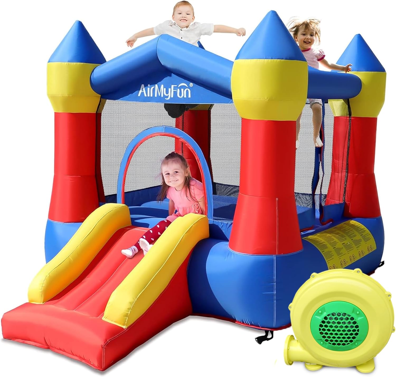 AirMyFun Toddler Bounce House with Blower for Kids 38