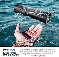 Vista 9 de Python Telescopio monocular de visión clara HD de 12 x 45 con Python 10x42 HD Explorer Telescopio monocular para adultos de alta potencia BAK4 Prism