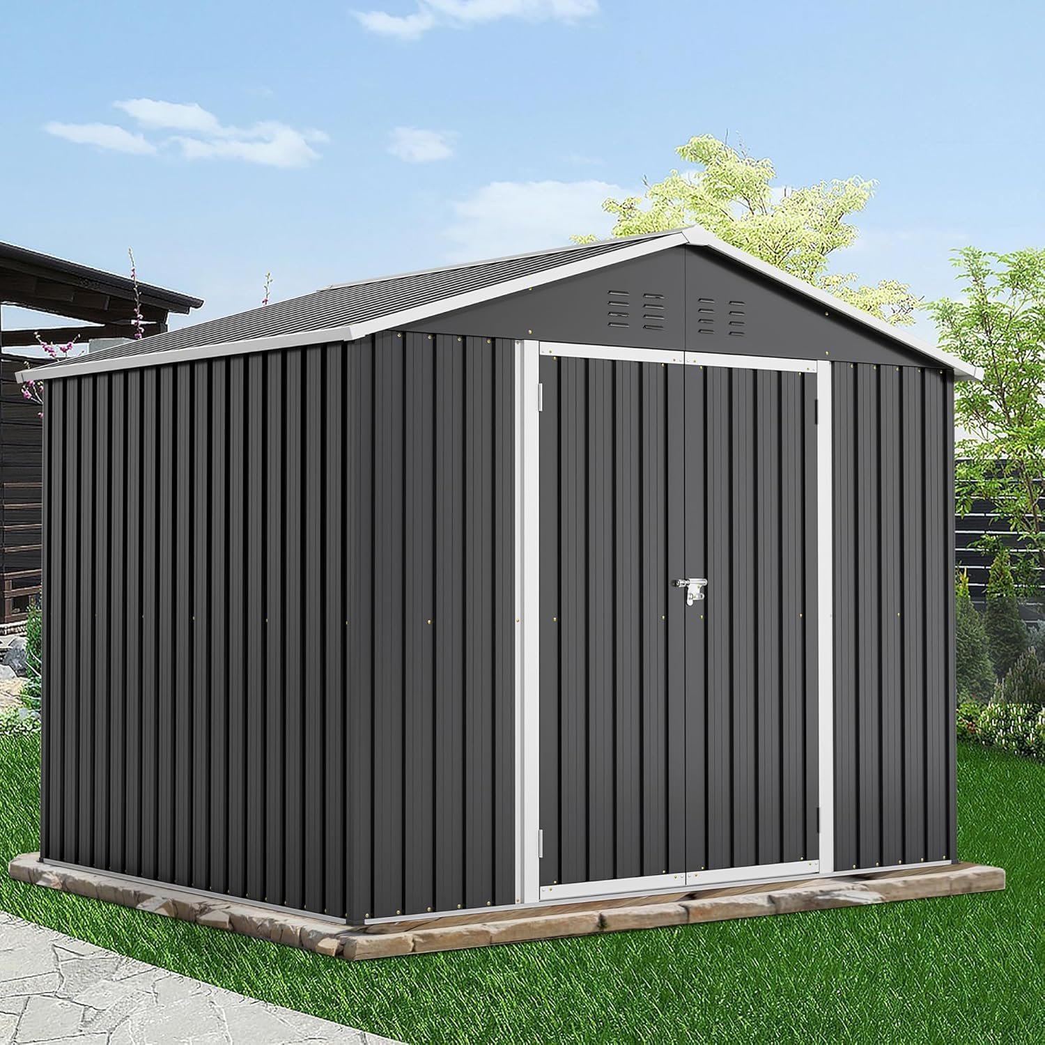 Trapezbleche 12 Stück Wellblechplatten für dach, 115 x 45 cm, 6.21m², Geeignet für Carportdächer und Gewächshäuser,Wetterfest, 0.25 mm dick, einfach zu montieren