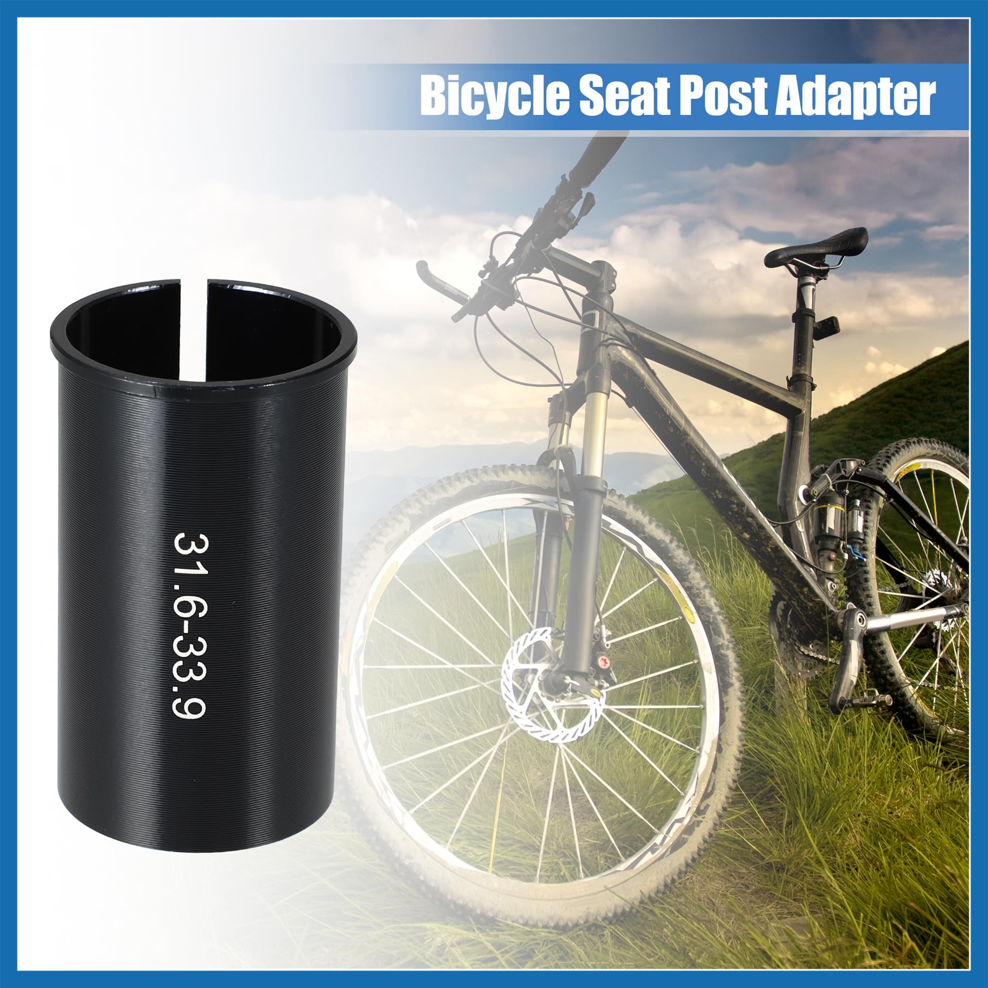 sattelstütze reduzierhülse 30 9 31 6 A ABSOPRO 2 Stück 31,6 mm auf 33,9 mm Fahrrad-Sattelstützen-Rohr-Adapter, Reduzierhülse, Ersatzteil Sport & Freizeit Farbe:prizmblack´n´black 2019 Spank Spoon DC Downhill (>180mm)