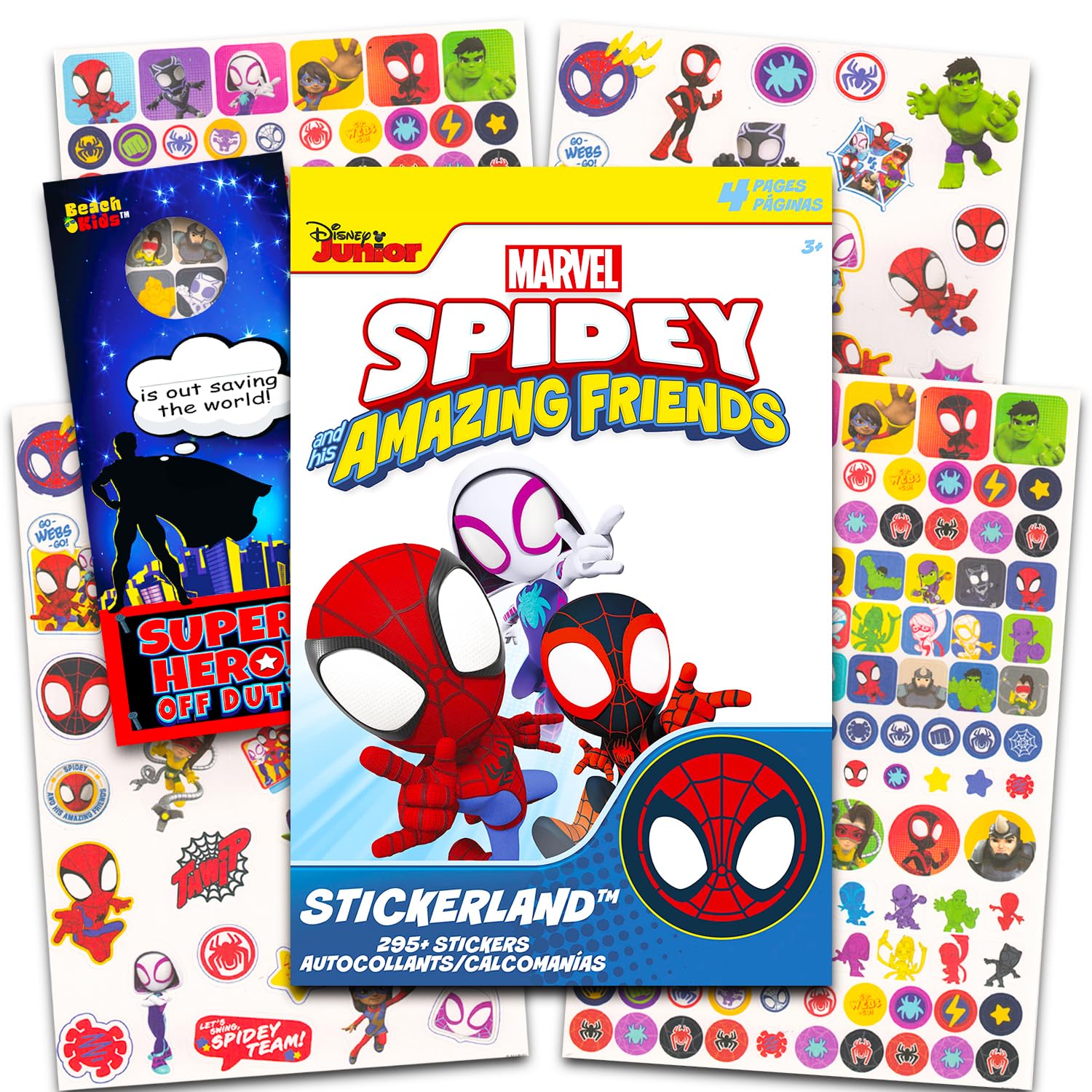 Amazon | Spidey Potty トレーニングステッカーセット | 295枚以上の