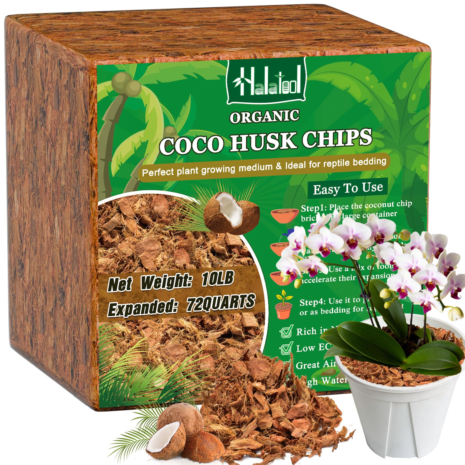 Halatool Coco Husk Chips