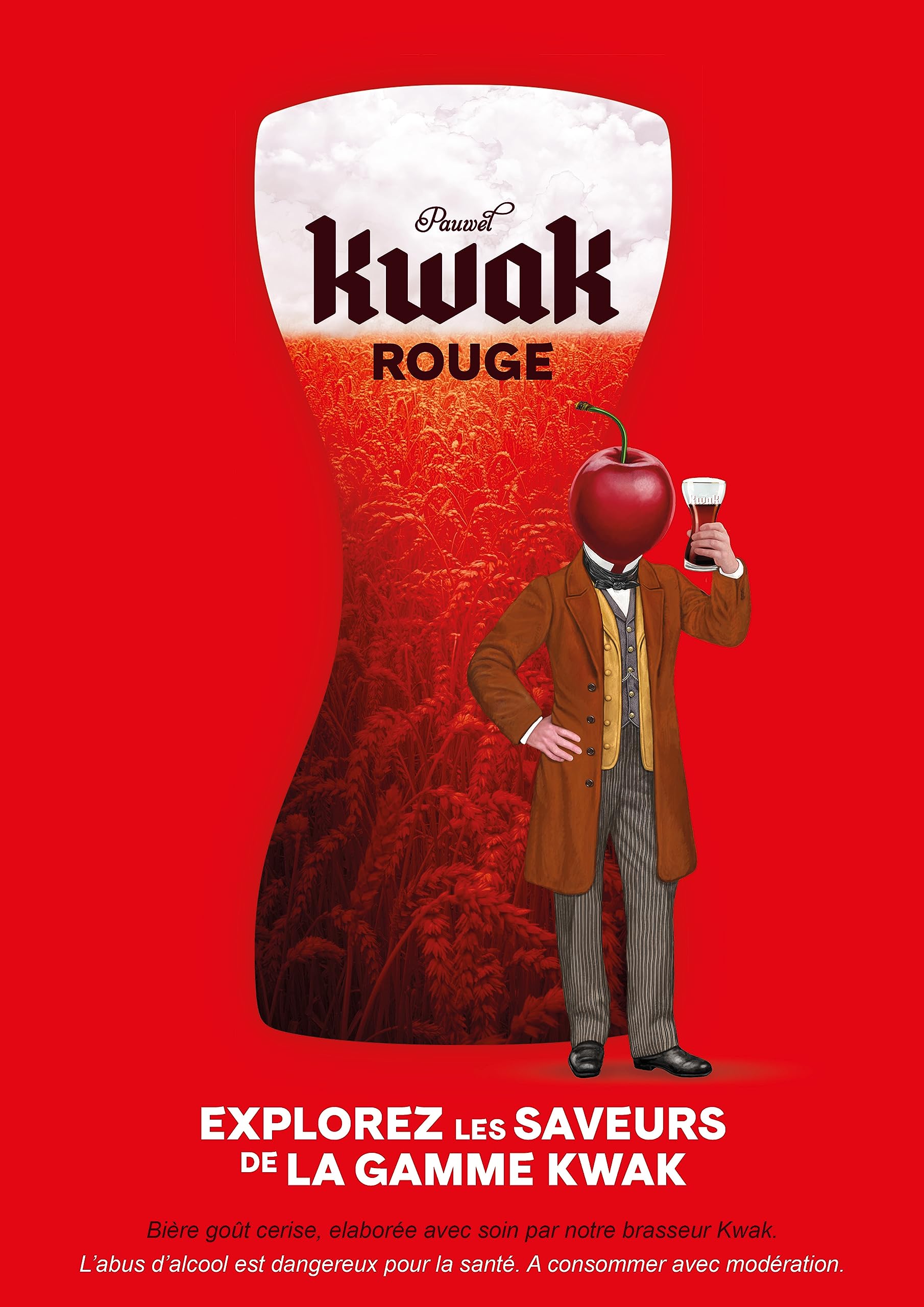 Kwak Bière rouge Pack 12 Canettes 50cl