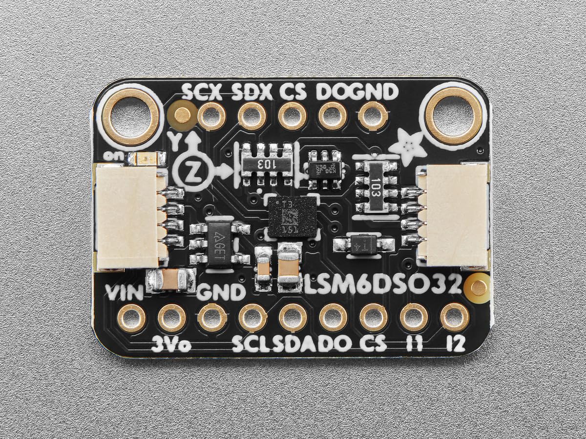 Adafruit LSM6DSO32 6-DoF Capteur d'accélération et gyroscope STEMMA QT/Qwiic, 4692