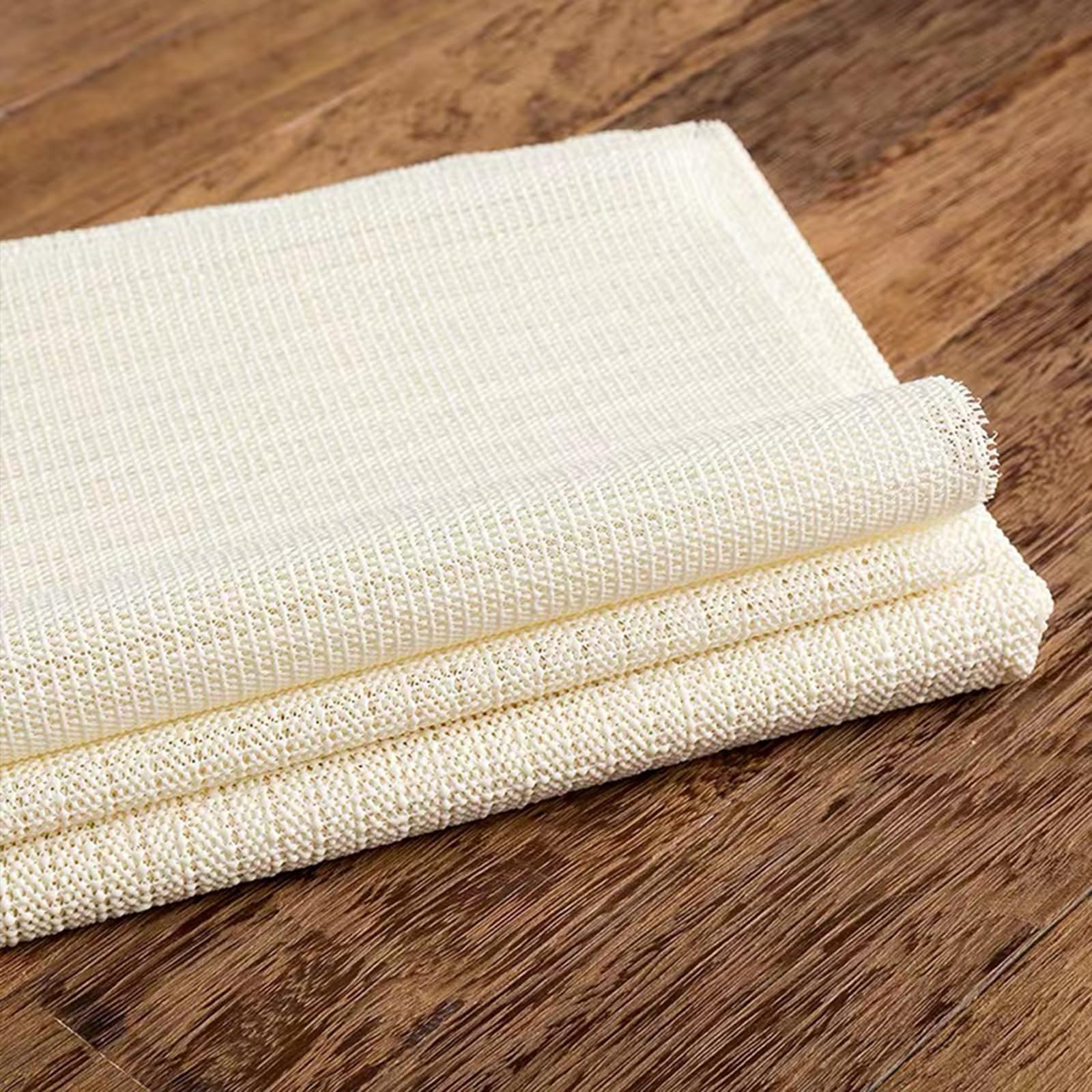 sous-Tapis Antidérapant 220 x 230 cm Réutilisable, Lavable, Facile à Peut Etre Coupé, Disponible en Plusieurs Tailles, Antiderapant Tapis Parquet, sous-Couche Antidérapante pour Chambre, Salon, Blanc