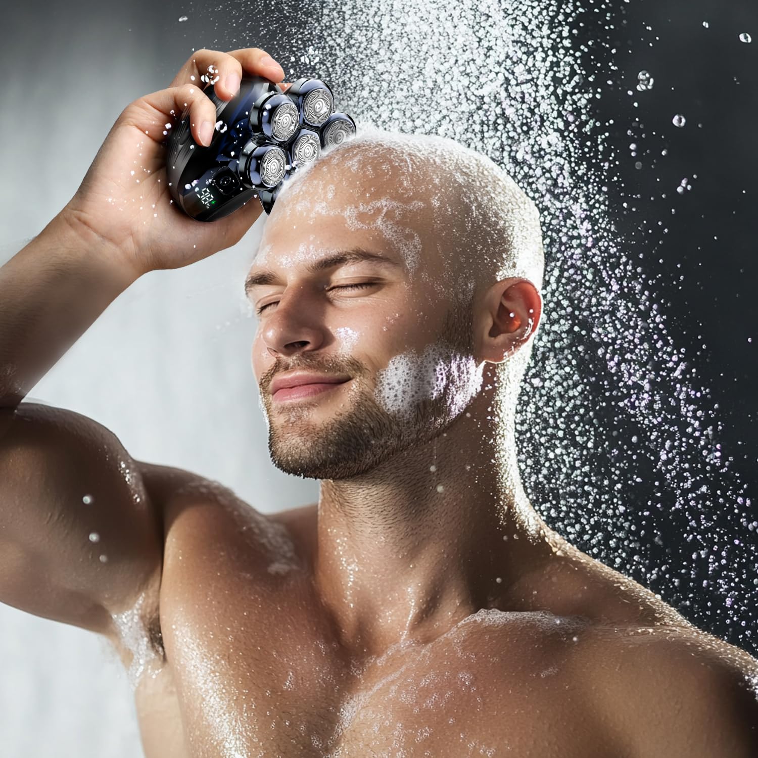 Amazon.com: Head Shavers for Bald Men: 𝟕𝐃 𝐅𝐥𝐨𝐚𝐭𝐢𝐧𝐠