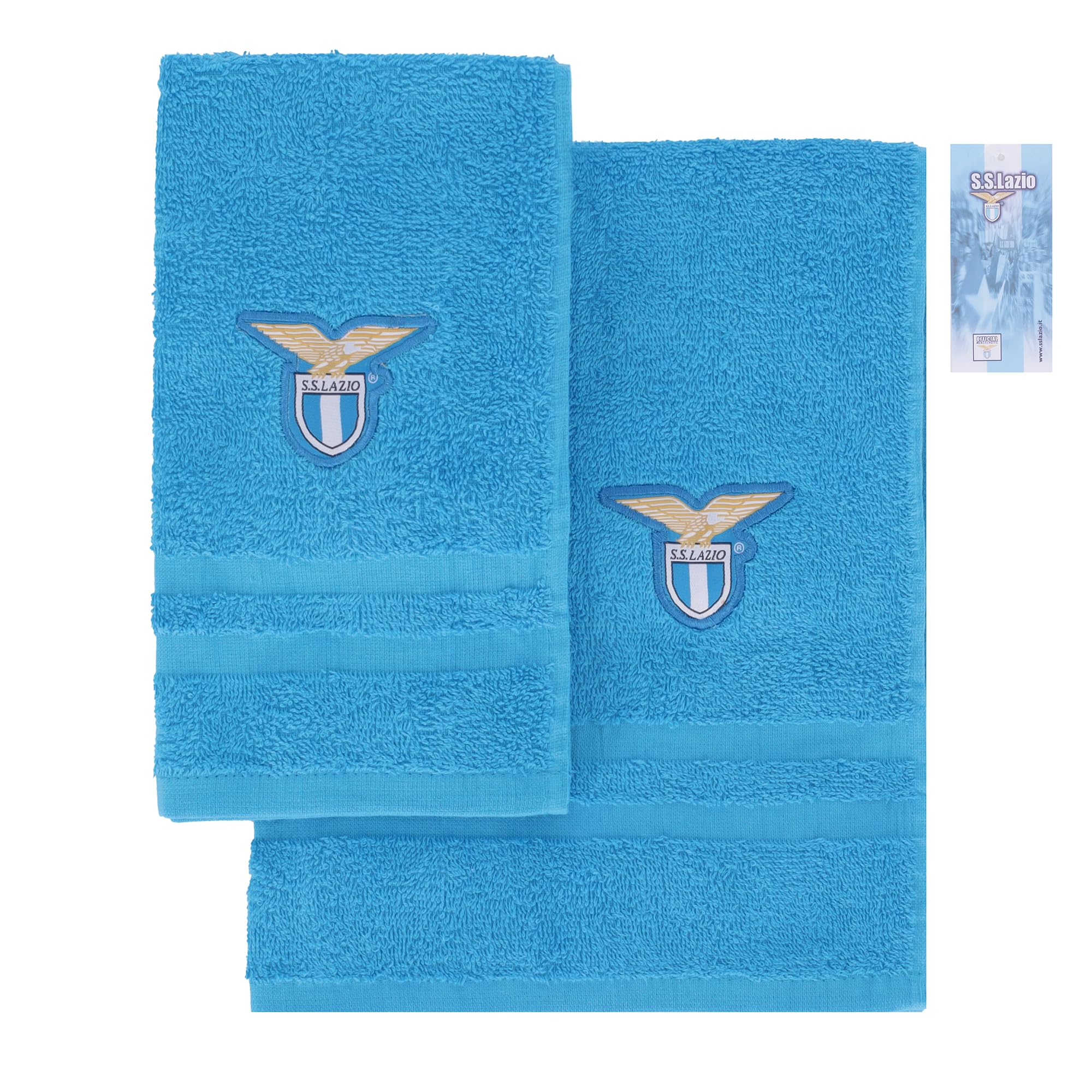 Set 2 asciugamani SS Lazio