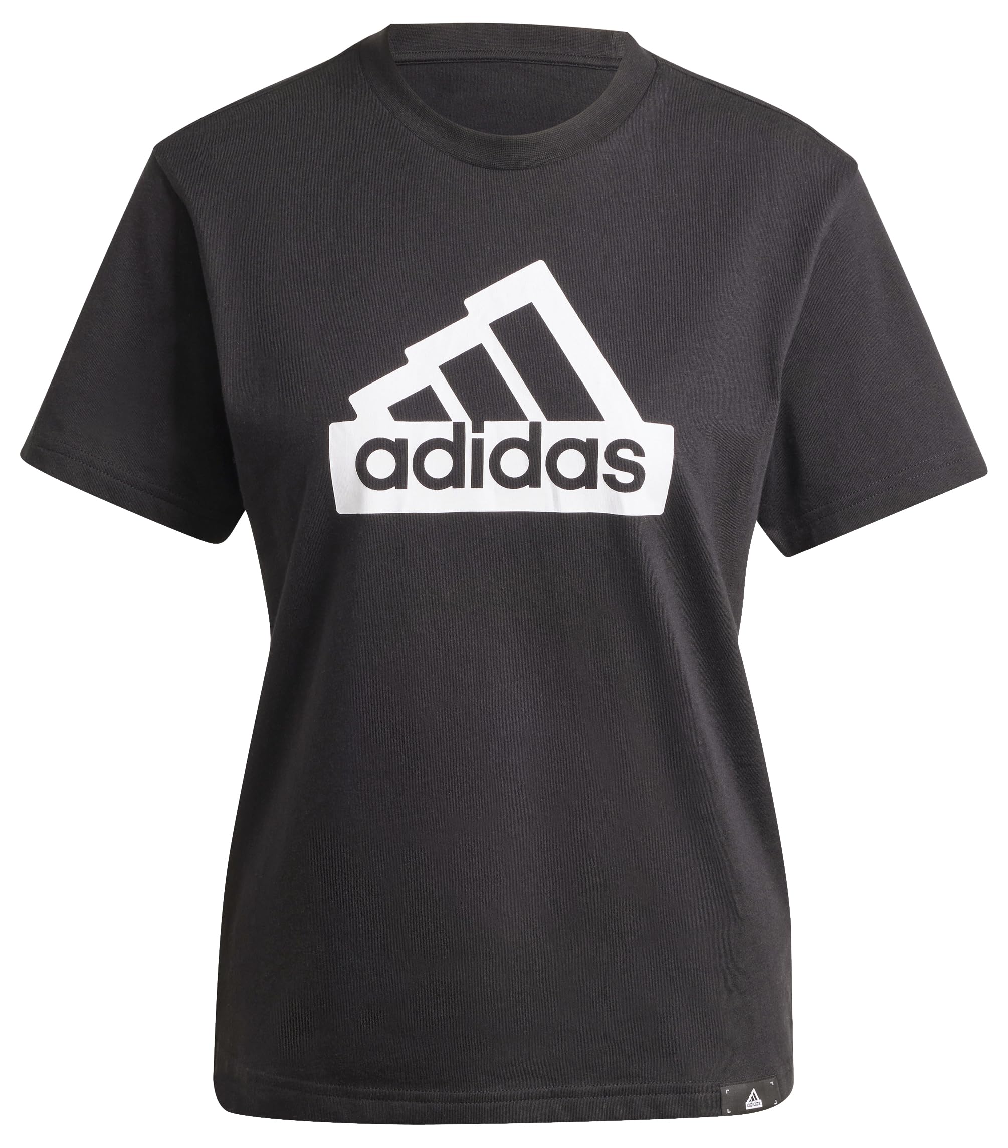 adidas Women's Modern Essentials Graphic TEE, Black, XXS