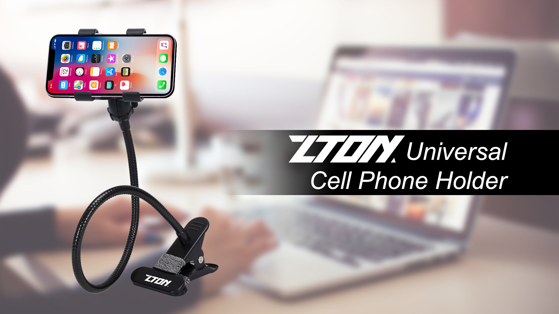 universalphone　$TON mobile Cell Phone Stand, ZTON Aluminum Metal Universal Desktop