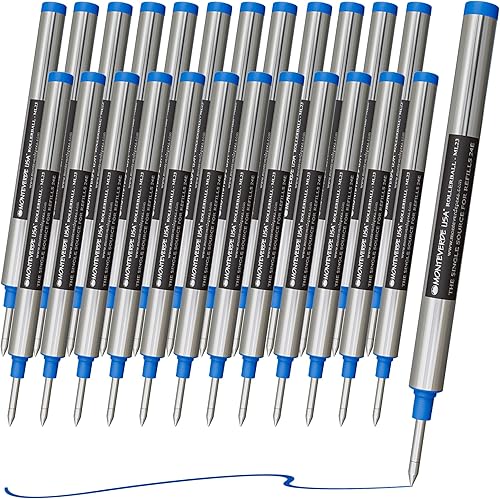 Monteverde Rollerball Refills to Fit Montblanc Rollerball LeGrand, Medium Point,