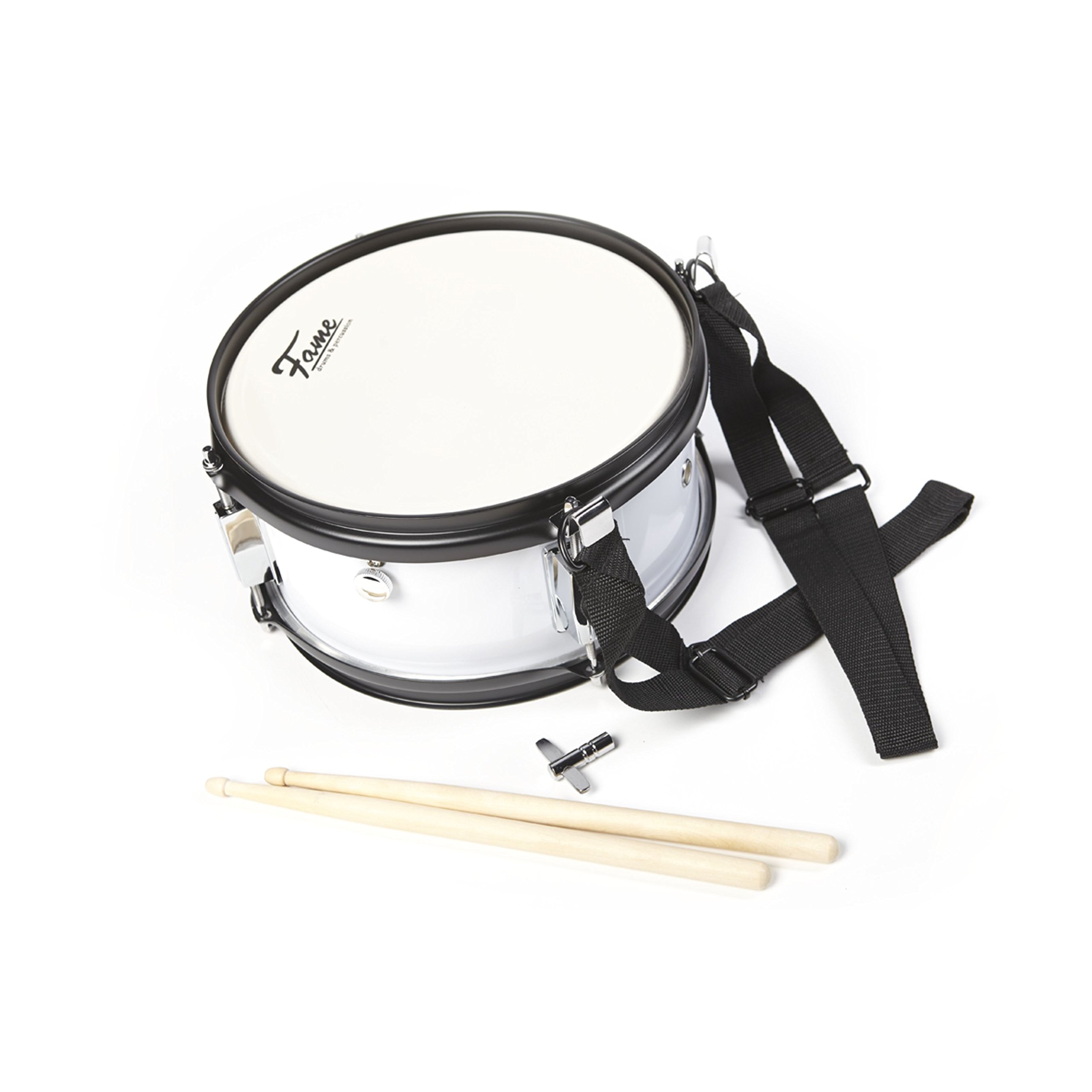 Fame Marching Snare 10"x5" incl. Strap and Sticks - Rullante da marcia