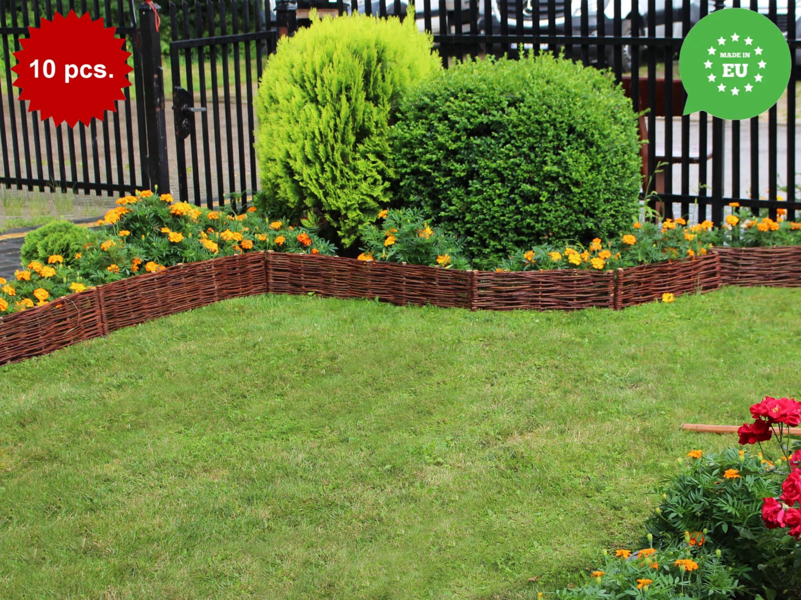 Canisse Osier 80 X 300 Cm Clôture De Saule -Canisse Brise Vue Balcon Et Patio - Cloture Jardin