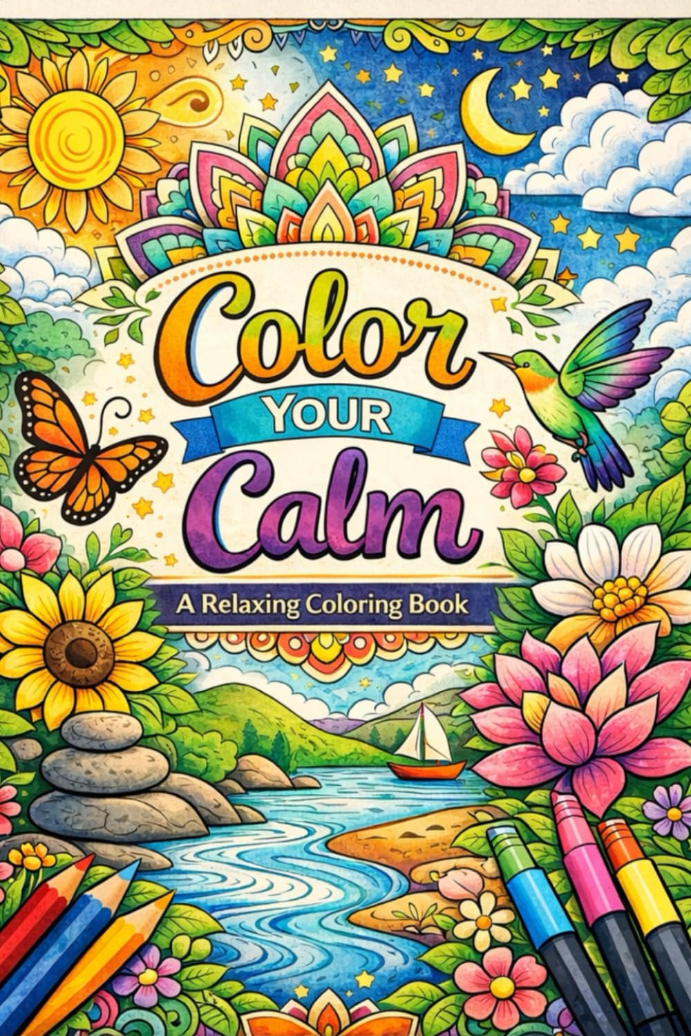 color your calm: color book