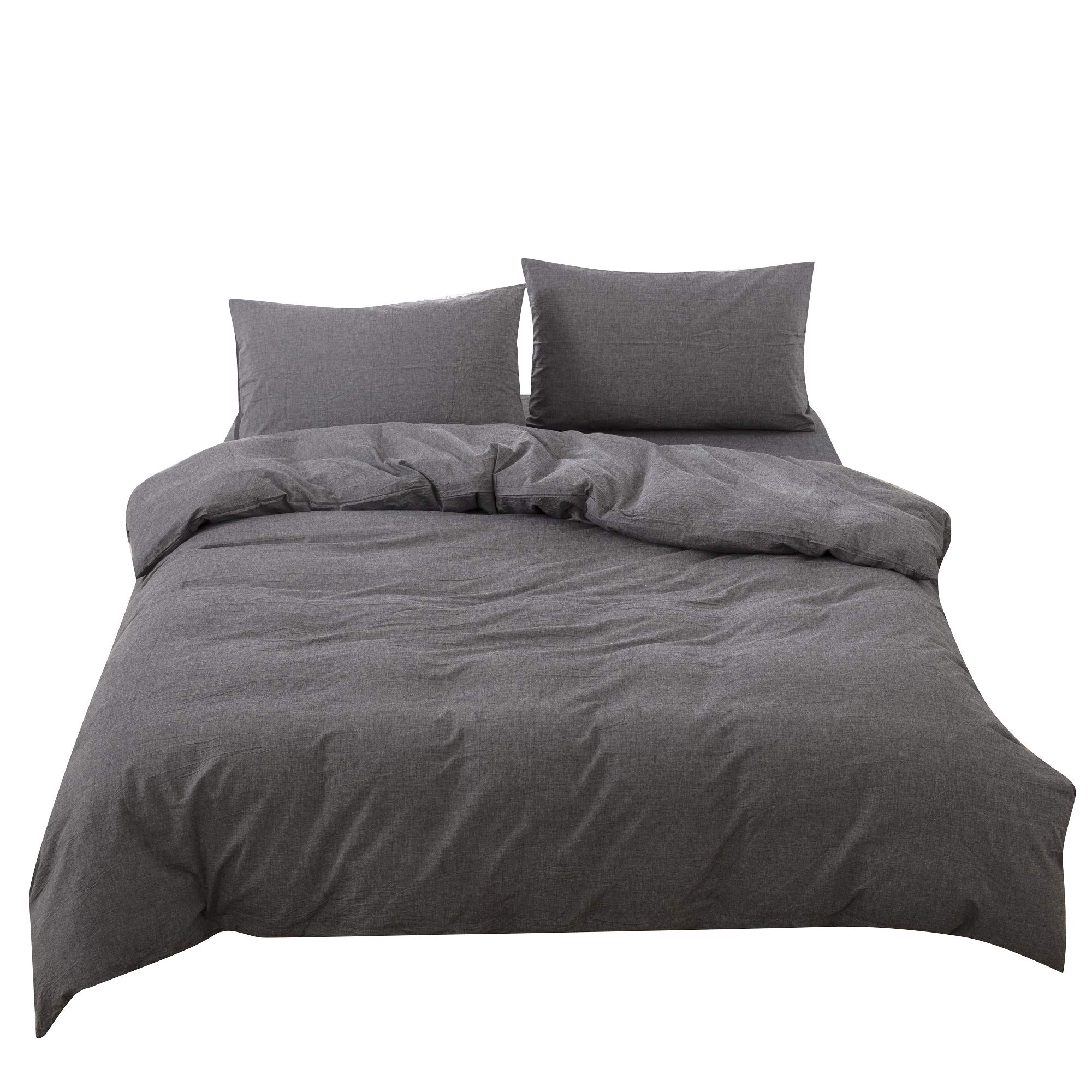 Amazon｜【掛布団カバーキング1枚、枕カバー2枚】オーガニックコットン