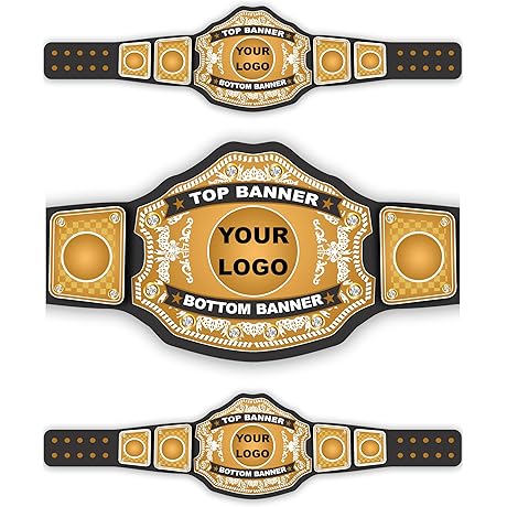 Universal Championship Empowerment: ZABHIBROTHERS Fully Customizable Belt