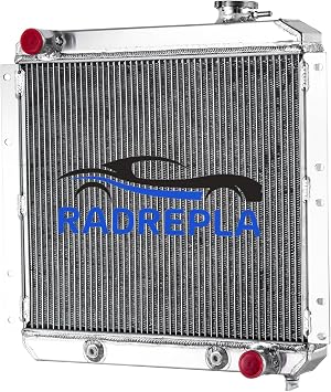 CU180 3 Row Aluminum Radiator for 1958-1984 Toyota Land Cruiser FJ40 FJ45 Series,AT Radiador Downflow Radiators 59 60 61 62 63 64 65 66 67 68 69 70 71 72 73 74 75 76 77 78 79 80 81 82 83