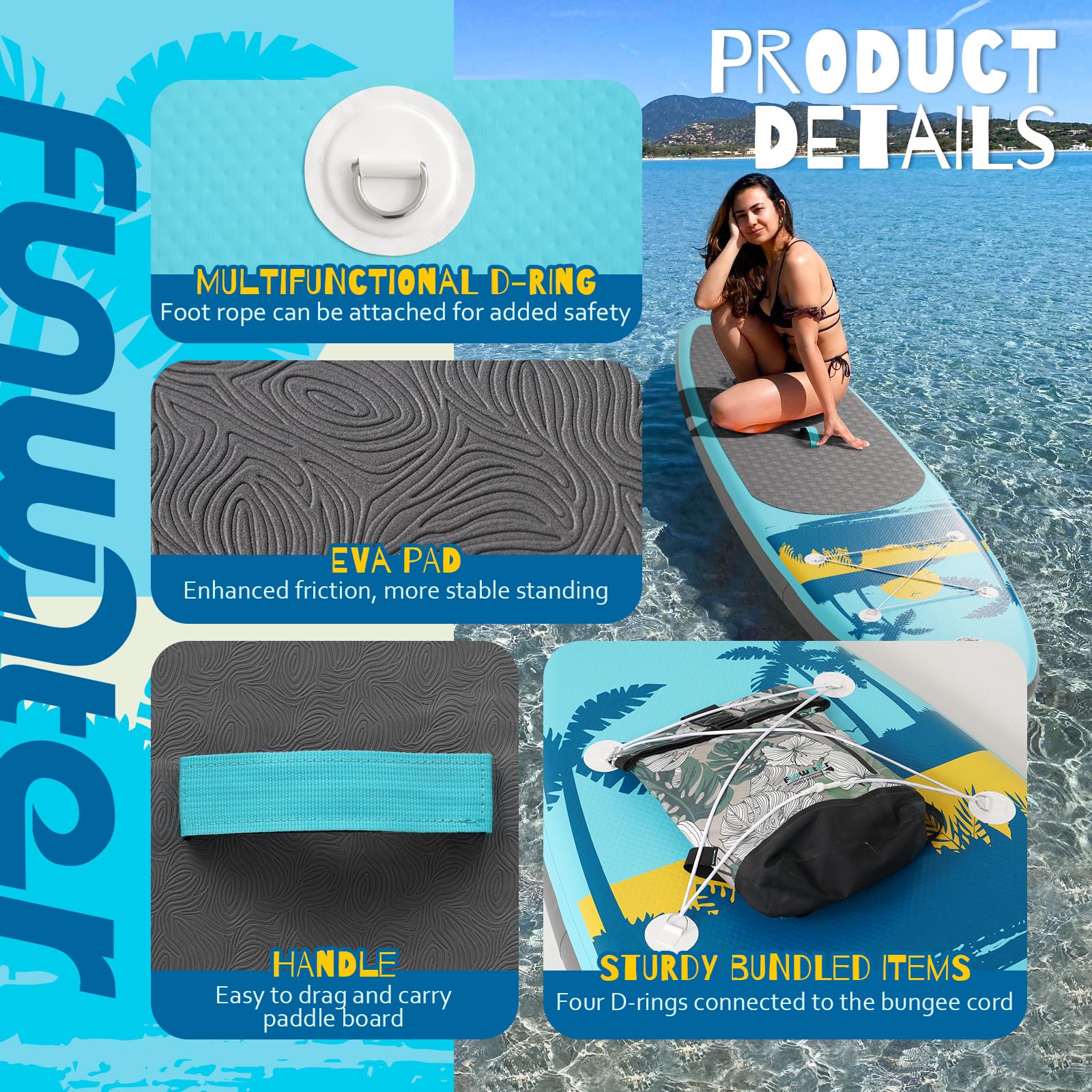 Snapklik.com : FunWater SUP Inflatable Stand Up Paddle Board Ultra ...
