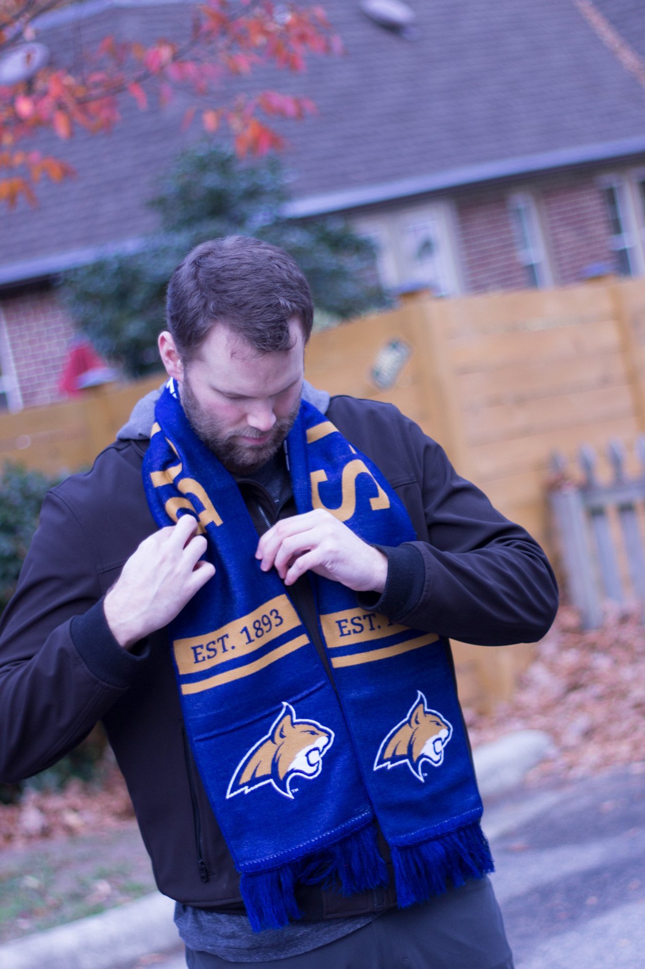 Tradition Scarves Montana State Scarf - Montana State Bobcats Woven Classic