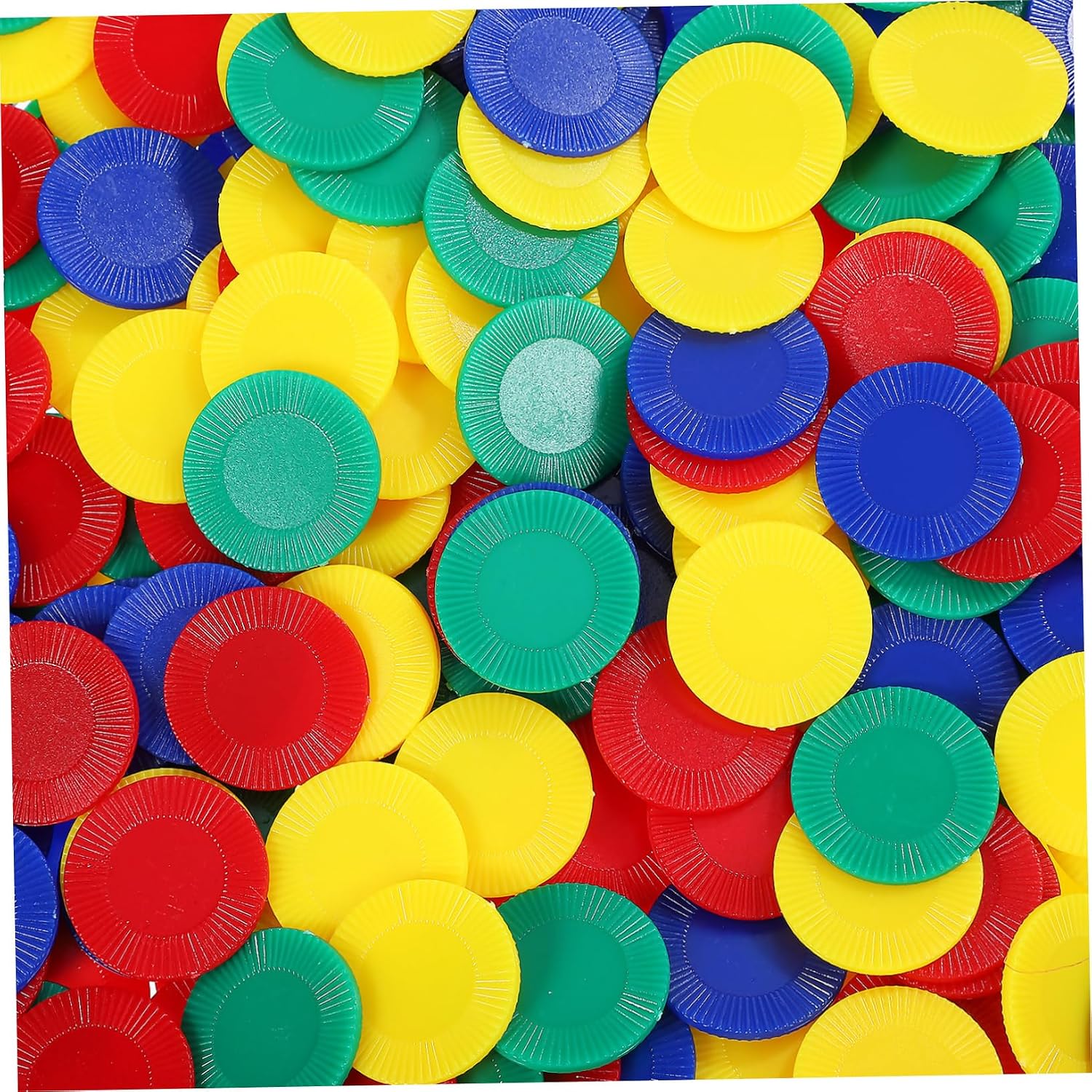 Garneck Game Chips Counting Markers Poker Cards Game Chips Bingo Accessories Party Supplies Easy Identification