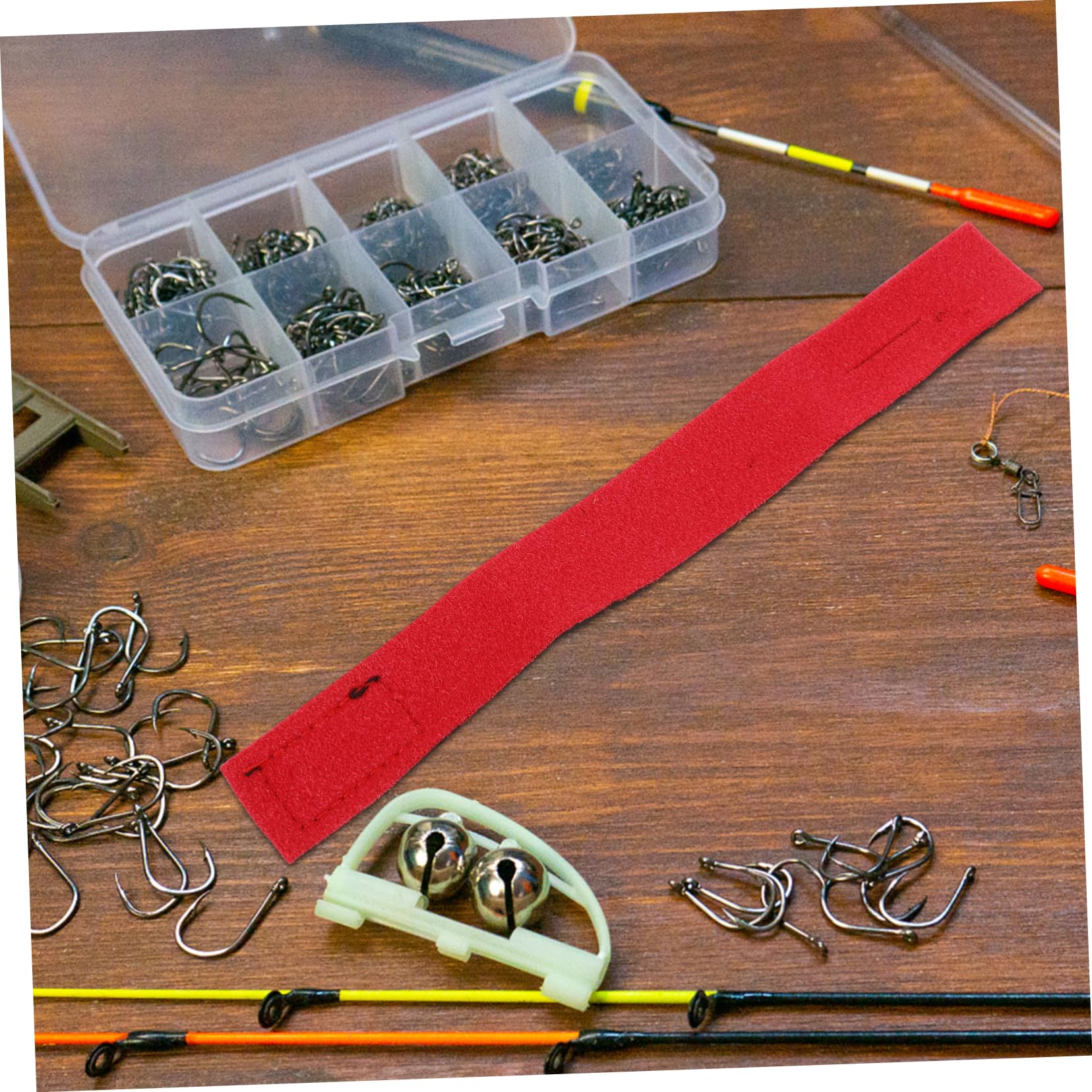 POPETPOP Fishing Rod Belt Pole Straps Stretchy Rod Tie Strap for Fishing Pole Belt for Rods Easy Adjust Comfortable Sturdy