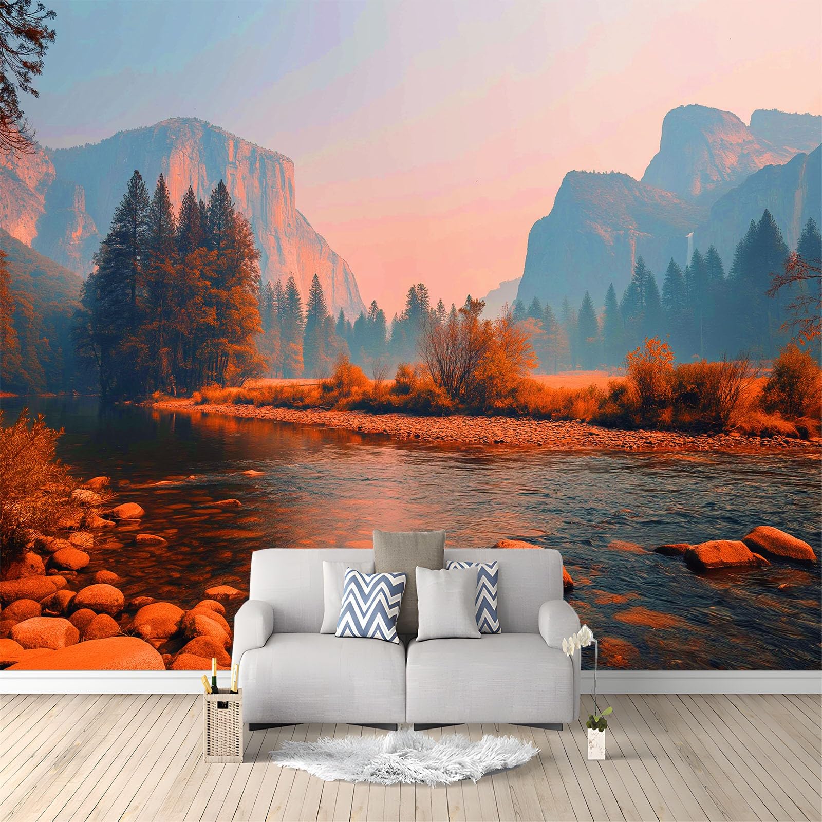 350 x 256 cm, fototapeta z włókniny, fotografia, natura, góry, rośliny, fototapeta, do salonu, tapeta na flizelinie, efekt 3D, tapeta na flizelinie, odporna na promieniowanie UV, tapeta ścienna