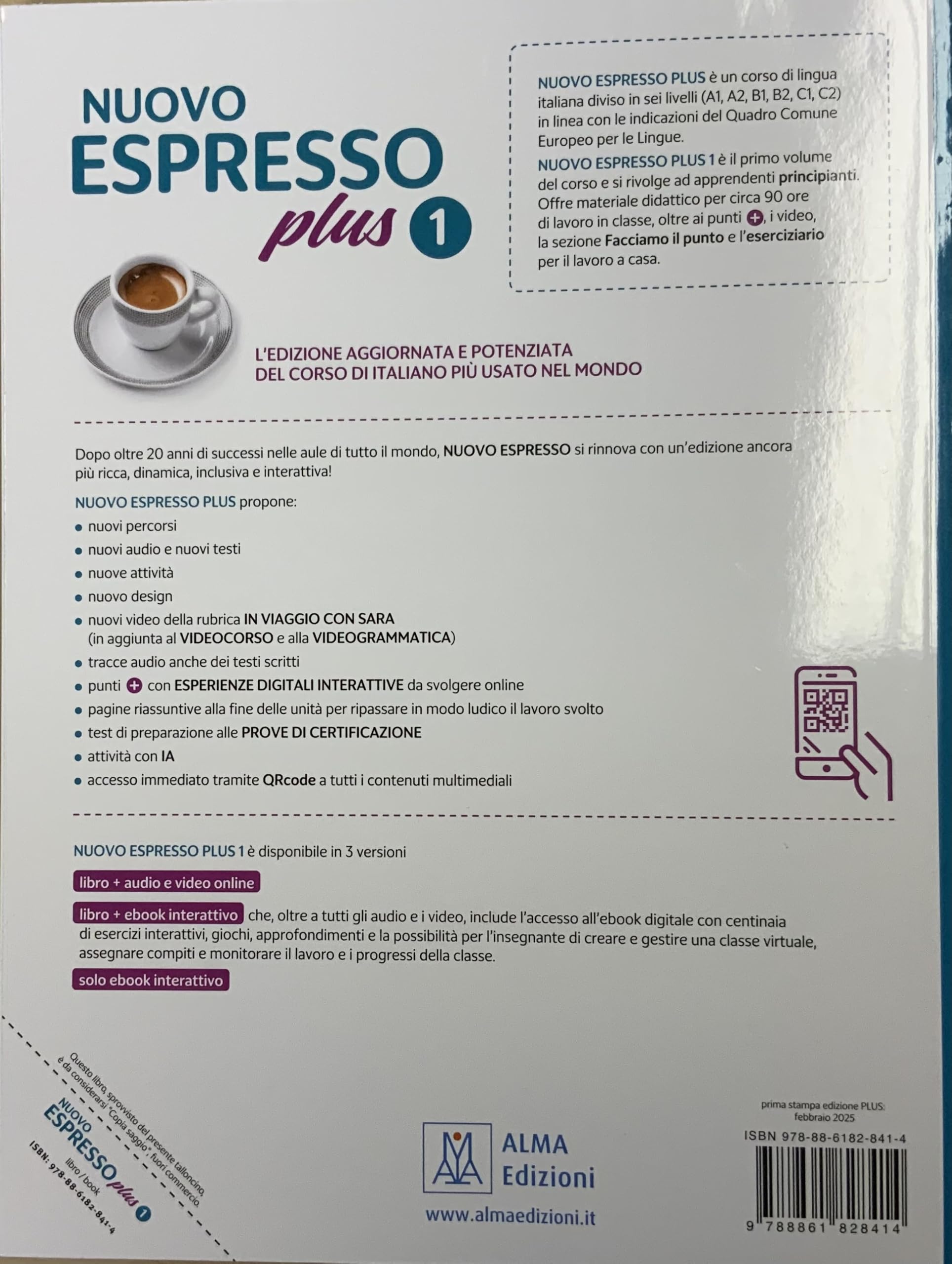 NUOVO Espresso plus 1 + audio e video online