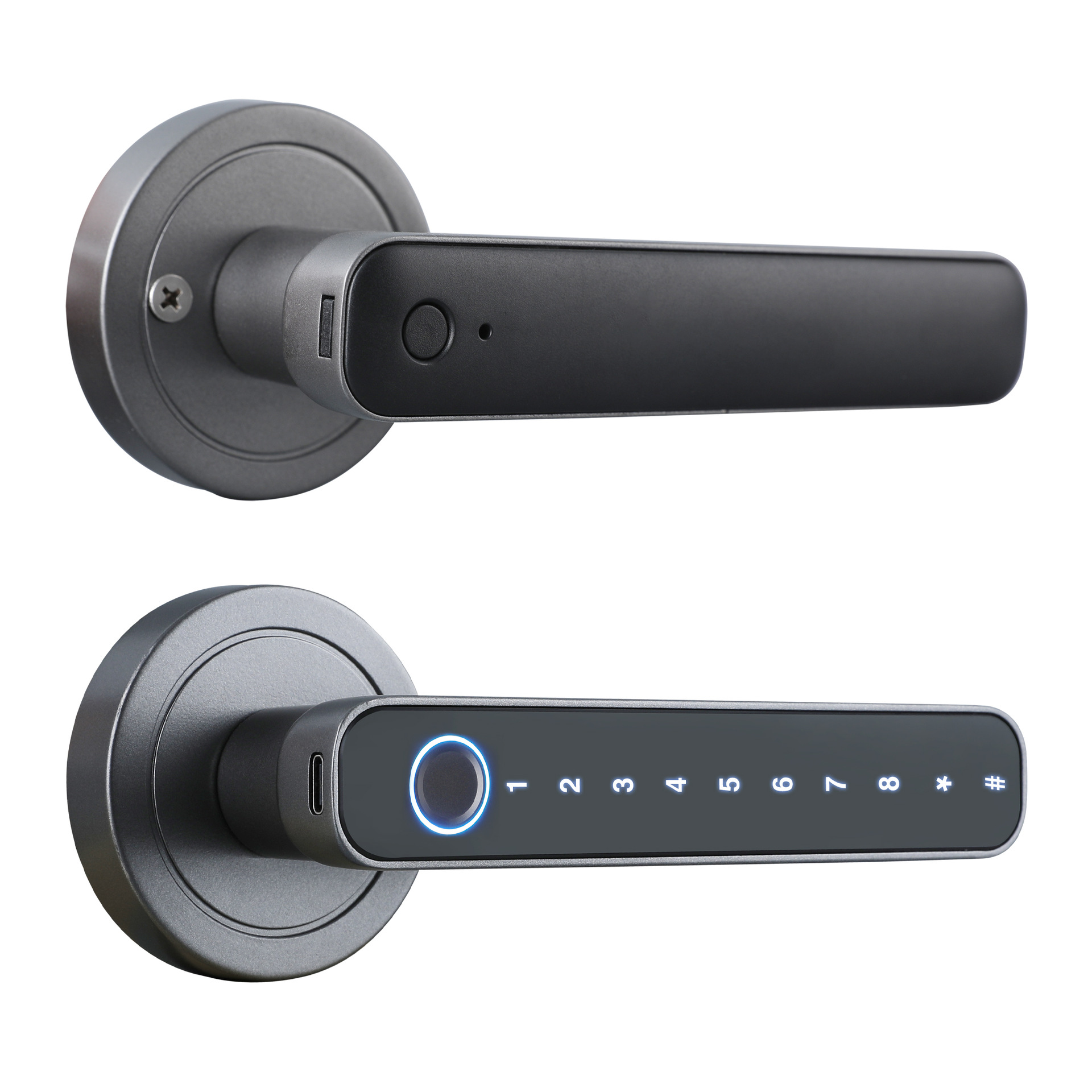 Smart Fingerprint Door Lock – Keyless Entry With Code, App & Biometric Handle For Home, Office Or Hotel