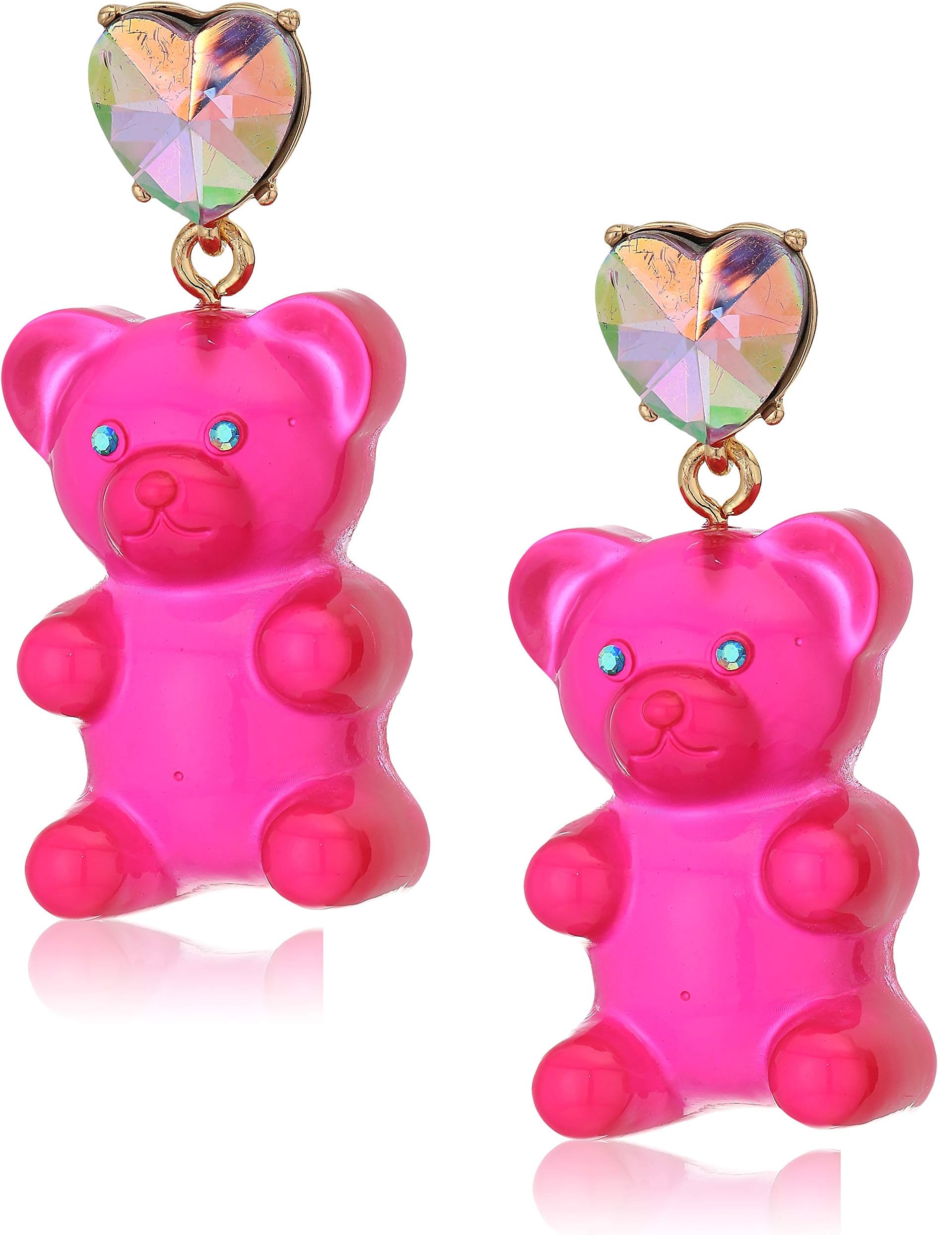 Betsey Johnson Bear Drop Earrings