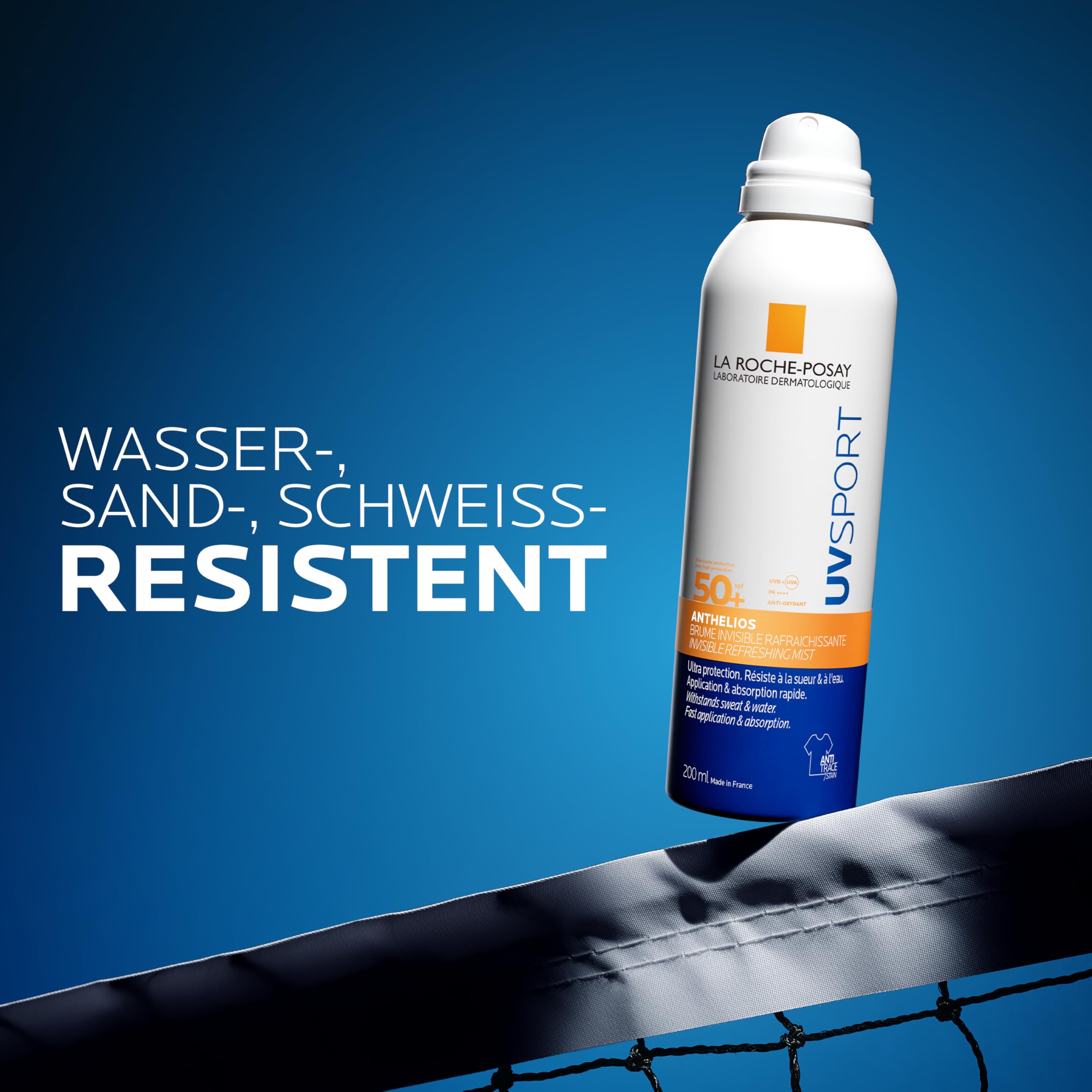 La Roche Posay Anthelios UV Sport Unsichtbarer Nebel, erfrischender SPF50+, alle Hauttypen, 200 ml