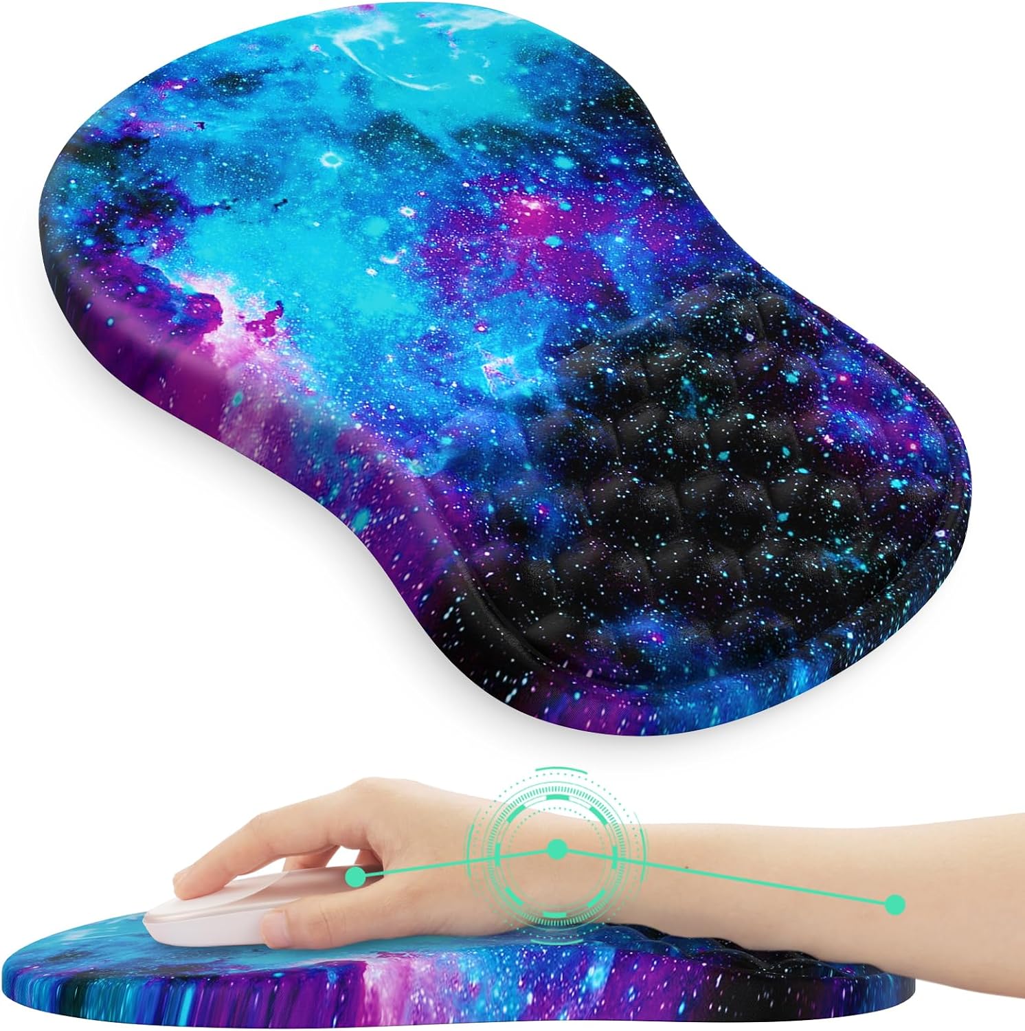 HAOCOO Ergonomic Mouse Pad with Wrist Rest, Large Mouse Pad