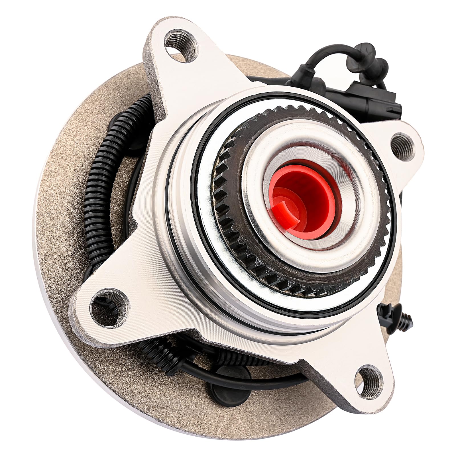 Novoauto Pair Front Wheel Hub Bearing Assembly For 2005-2008 Ford F150 Lincoln Mark LT 4x4 W/ABS