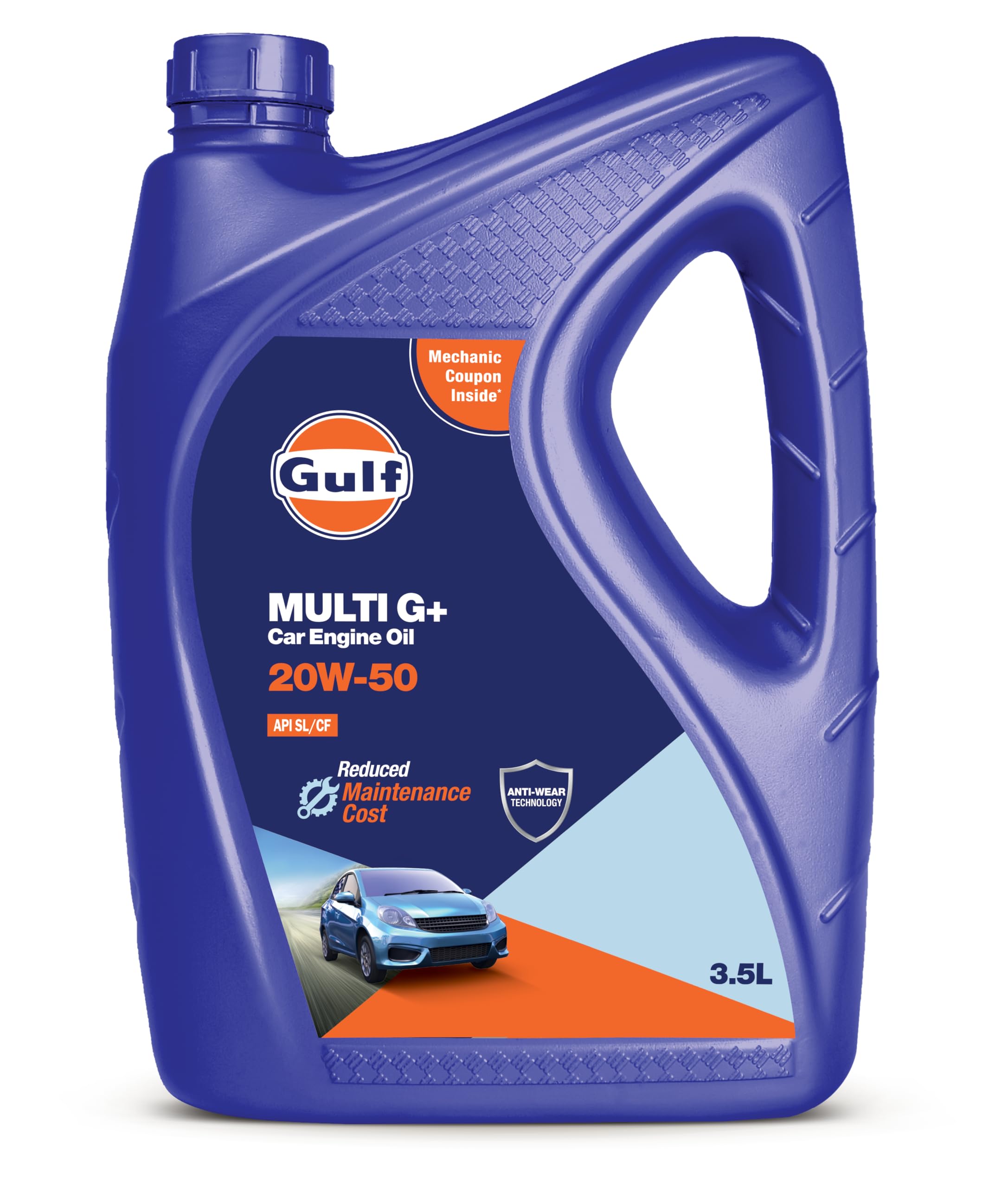 GULF Multi G+ SAE 20W-50 - Passenger car Engine Oil [3.5 L] - Pack of 1