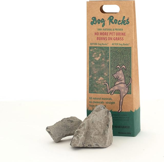 Dog Rocks - Urine Patch Preventer (200g) / Natural Dog Urine Neutraliser for Water Bowls, Grass Repair, Urine Burn Patch Repair
