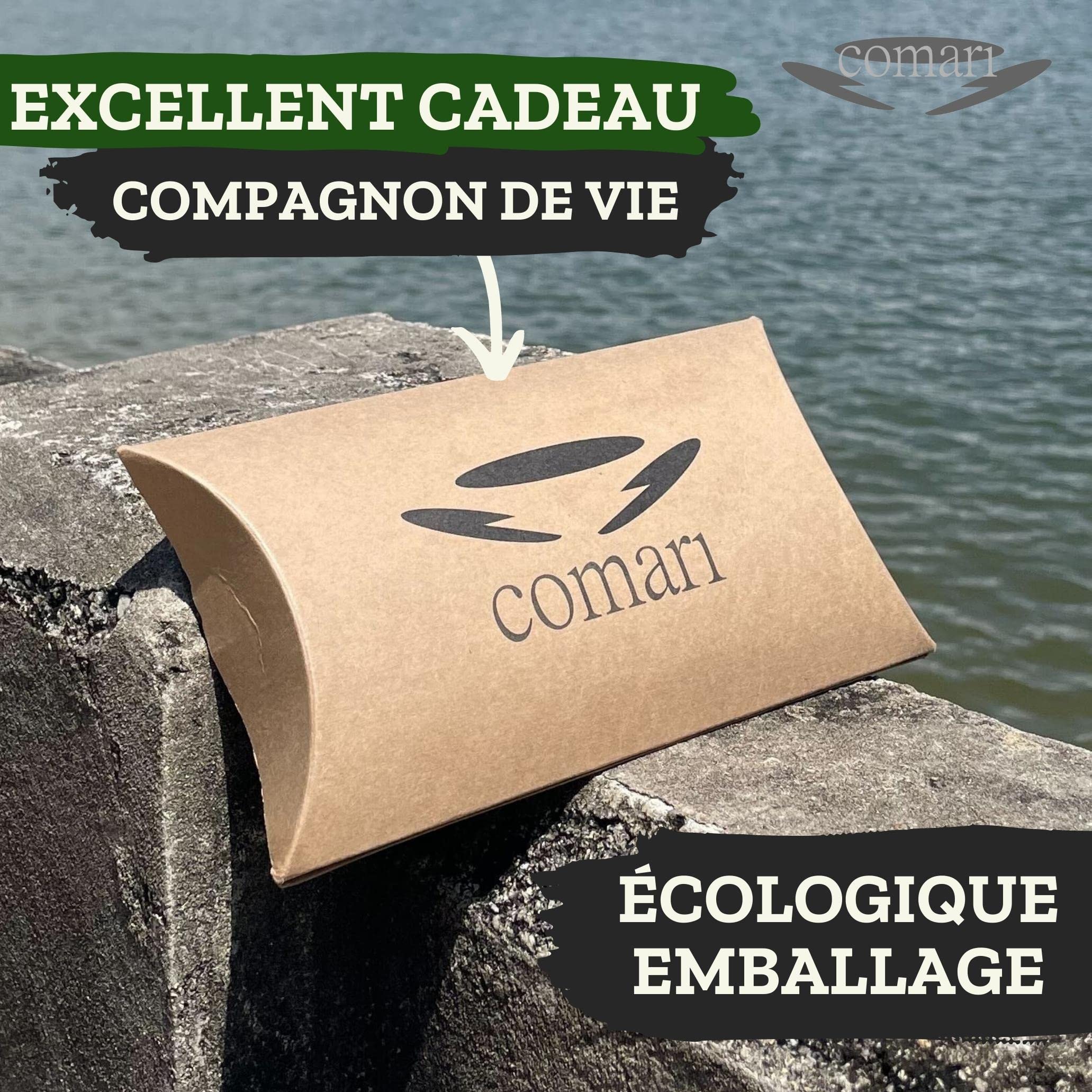 Premium Blague à Tabac Cuir - Boutons Magnétiques - Compartiment pour Doubles-Papiers & Filtres - Pochette à Rouler Faite Main (Marron Vintage)