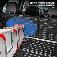 Vista 4 de Bomely Alfombra de Carga Compatible con Chevrolet Equinox y GMC Terrain 2018-2024 Alfombra de Maletero TPE Para Todo Clima Protector de Cubierta
