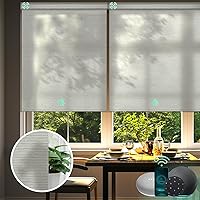 Vista 26 de Yoolax Persianas Motorizadas con Control Remoto, Persianas Inteligentes de Filtrado de Luz que Funcionan con Alexa Google Home, Cortinas Enrollables